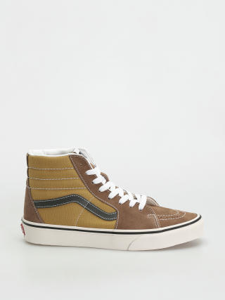 Vans Sk8 Hi Shoes (canvas/suede pop brown/multi)