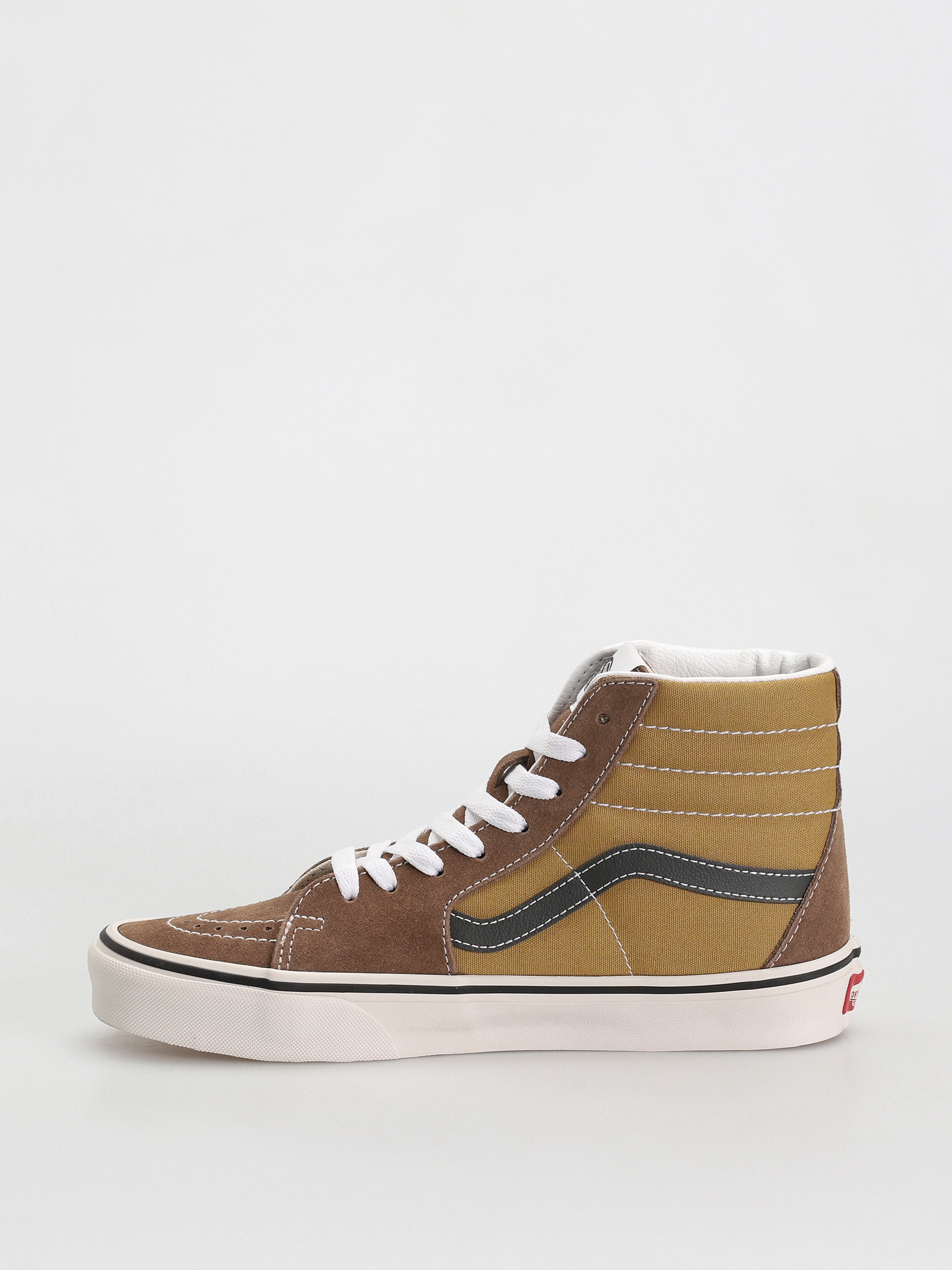 Vans Sk8 Hi Schuhe (canvas/suede pop brown/multi)