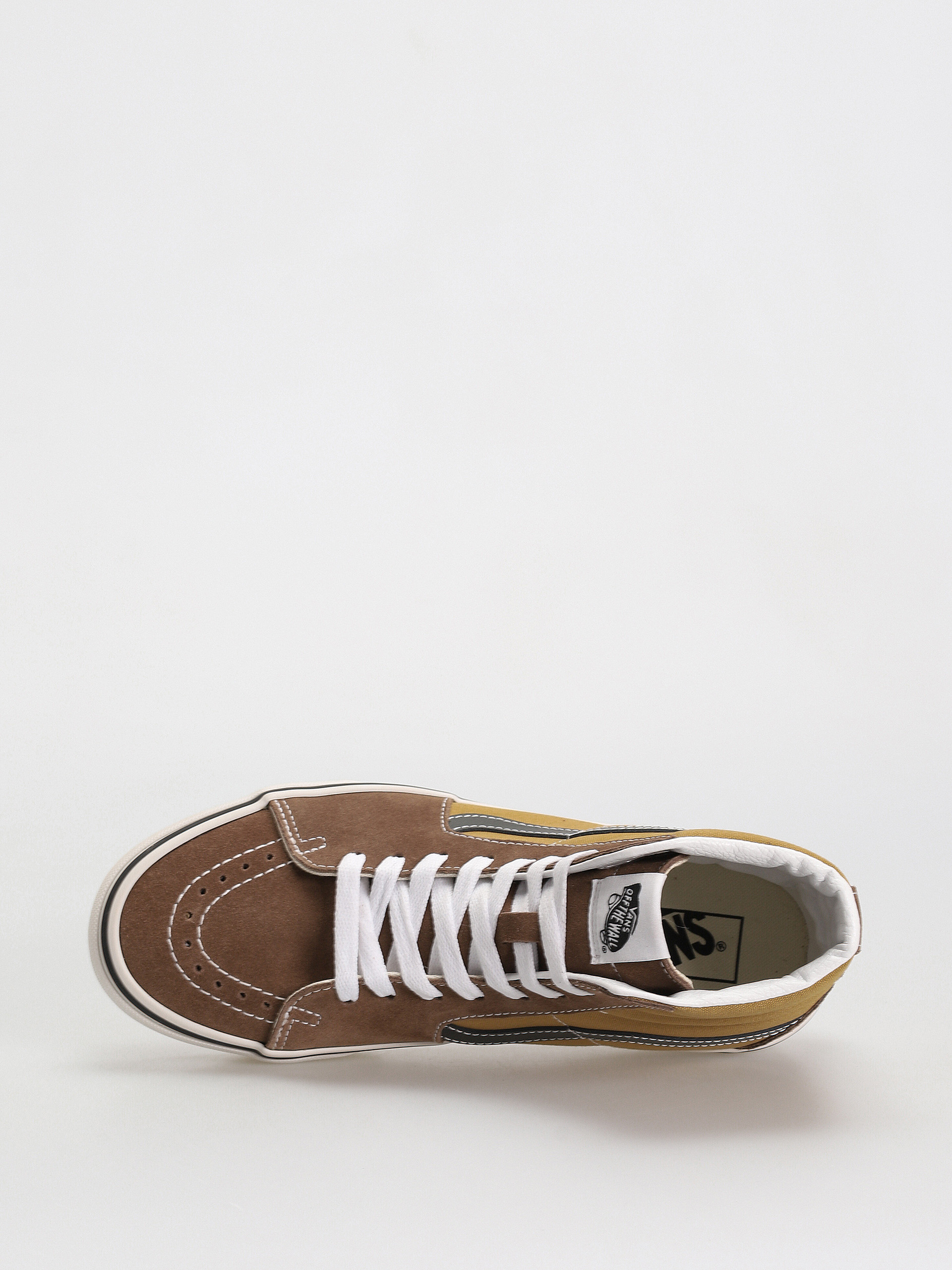 Vans Sk8 Hi Shoes (canvas/suede pop brown/multi)