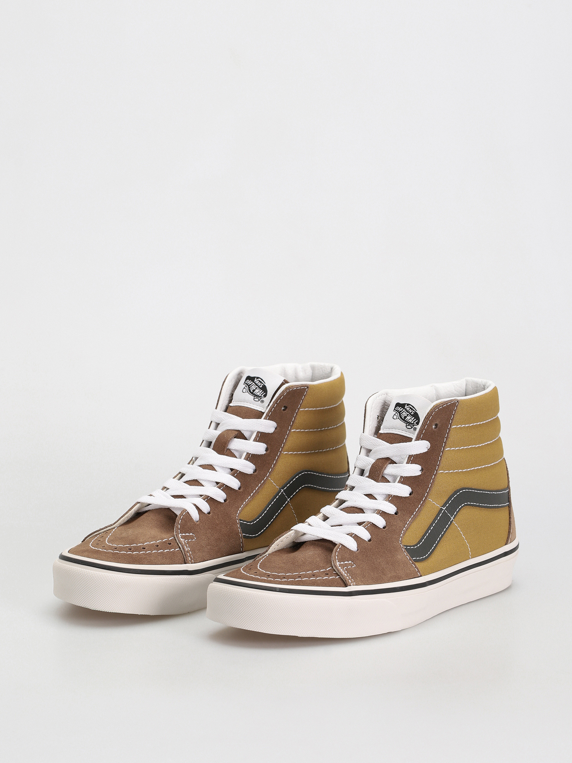 Vans Sk8 Hi Shoes (canvas/suede pop brown/multi)