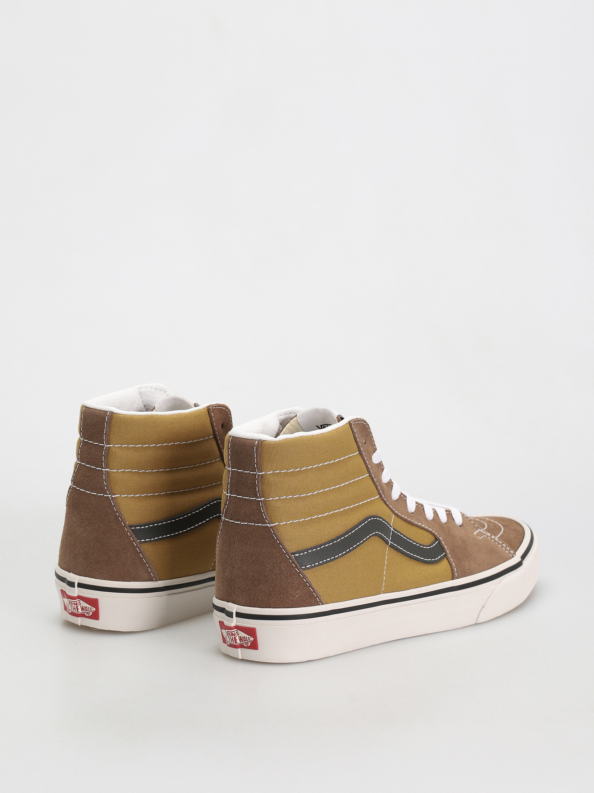 Vans Sk8 Hi Shoes (canvas/suede pop brown/multi)