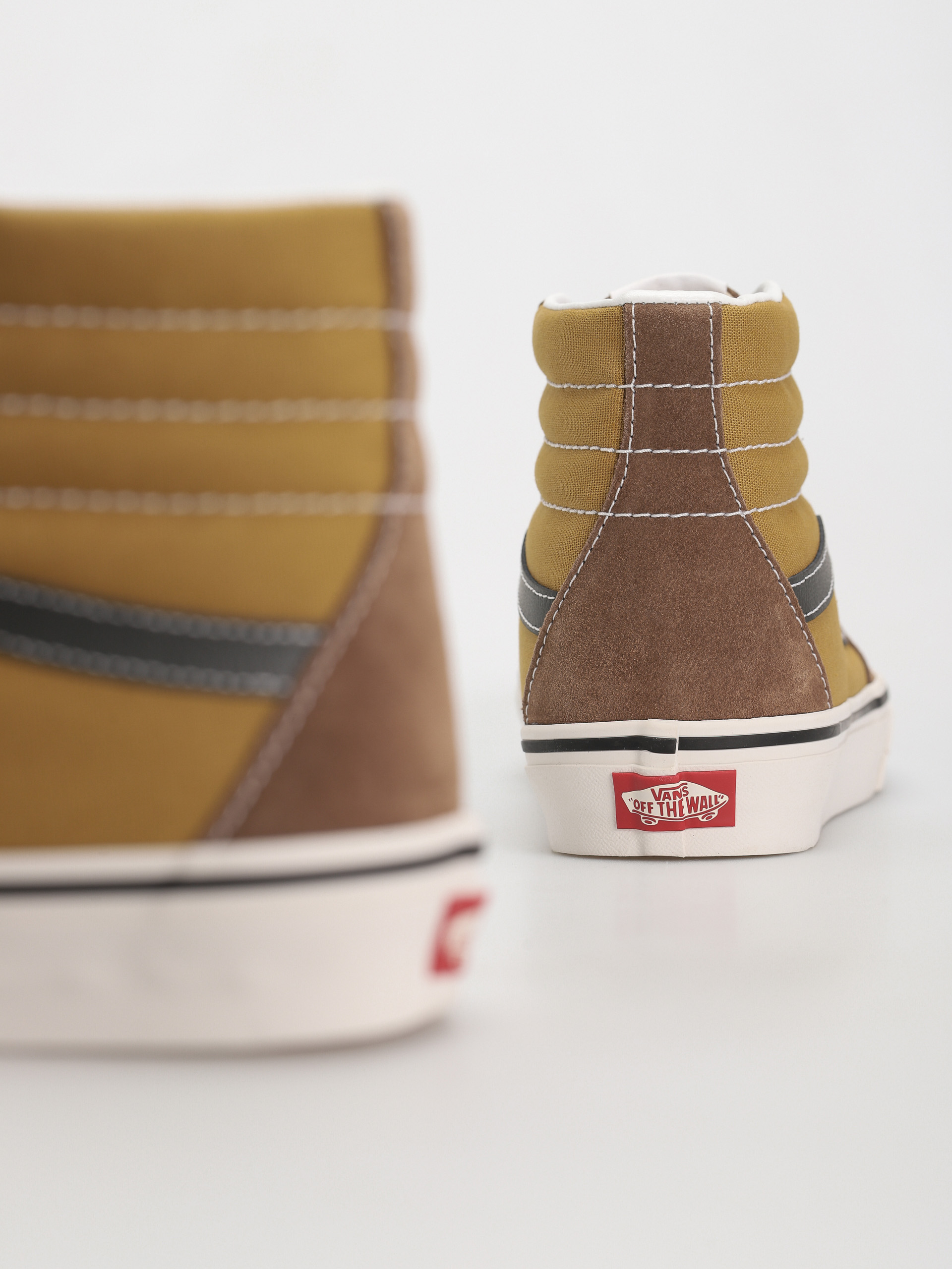 Vans Sk8 Hi Schuhe (canvas/suede pop brown/multi)