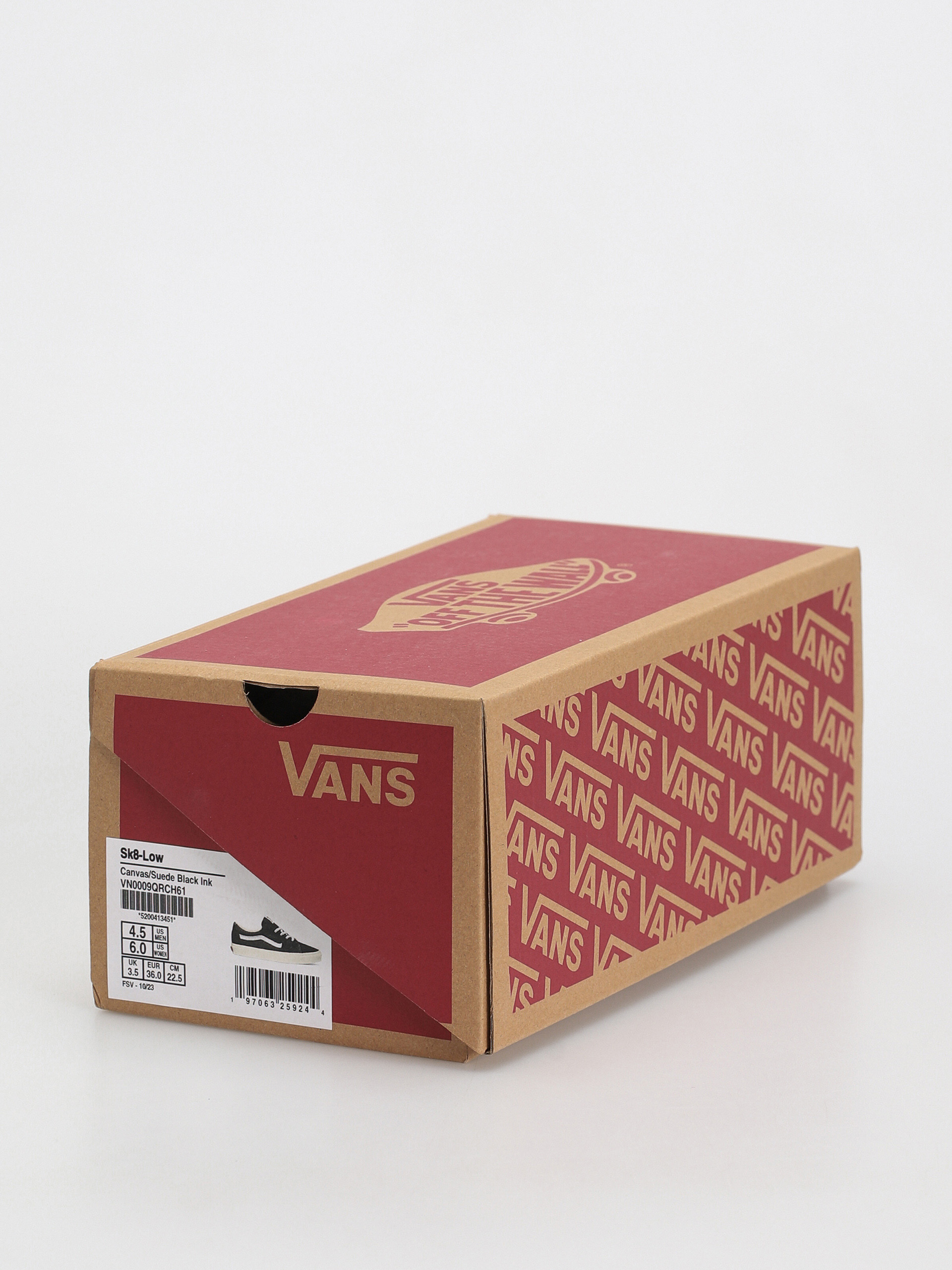 Vans Sk8 Low Schuhe (canvas/suede black ink)