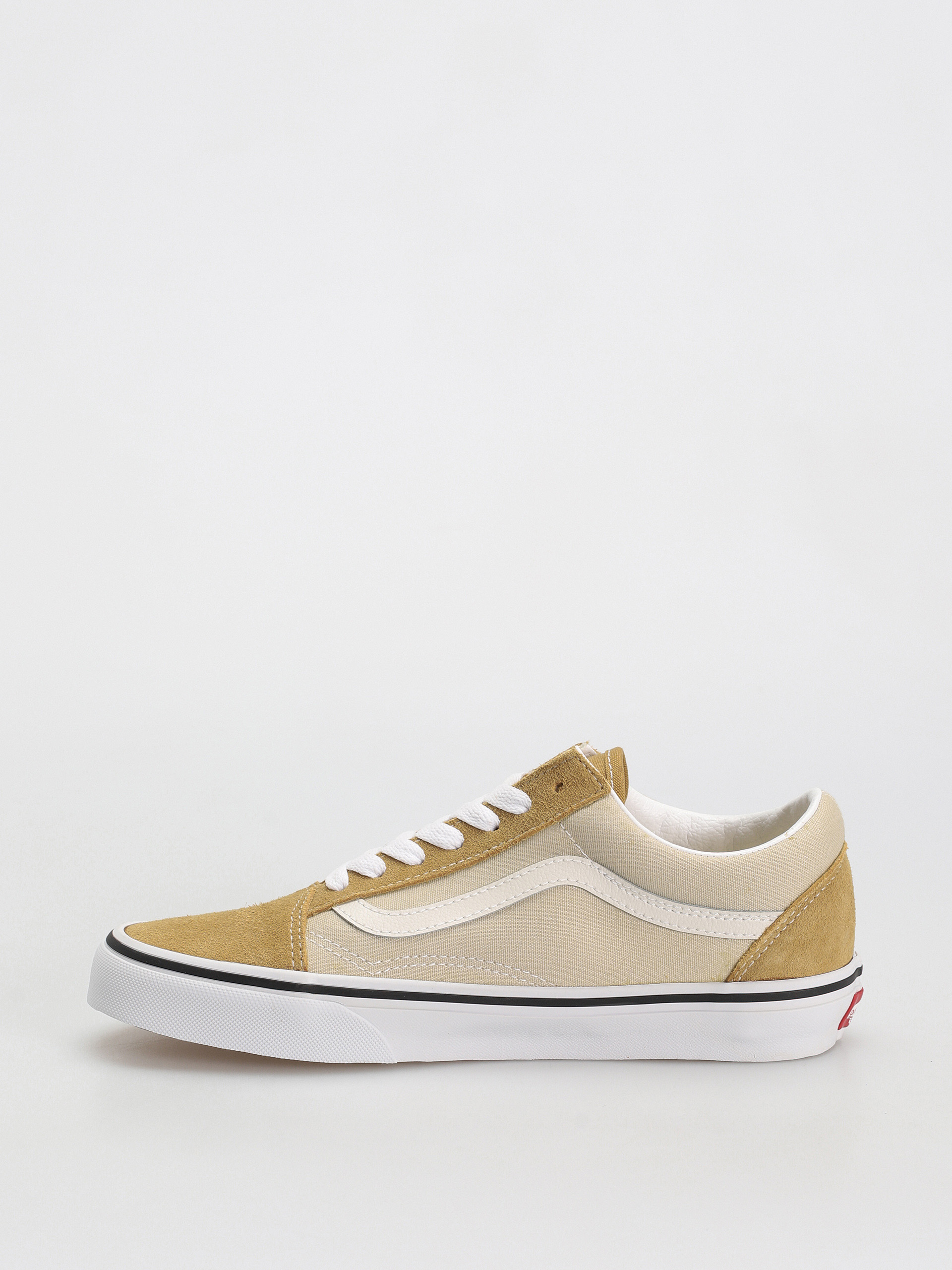 Vans old sale skool cream suede