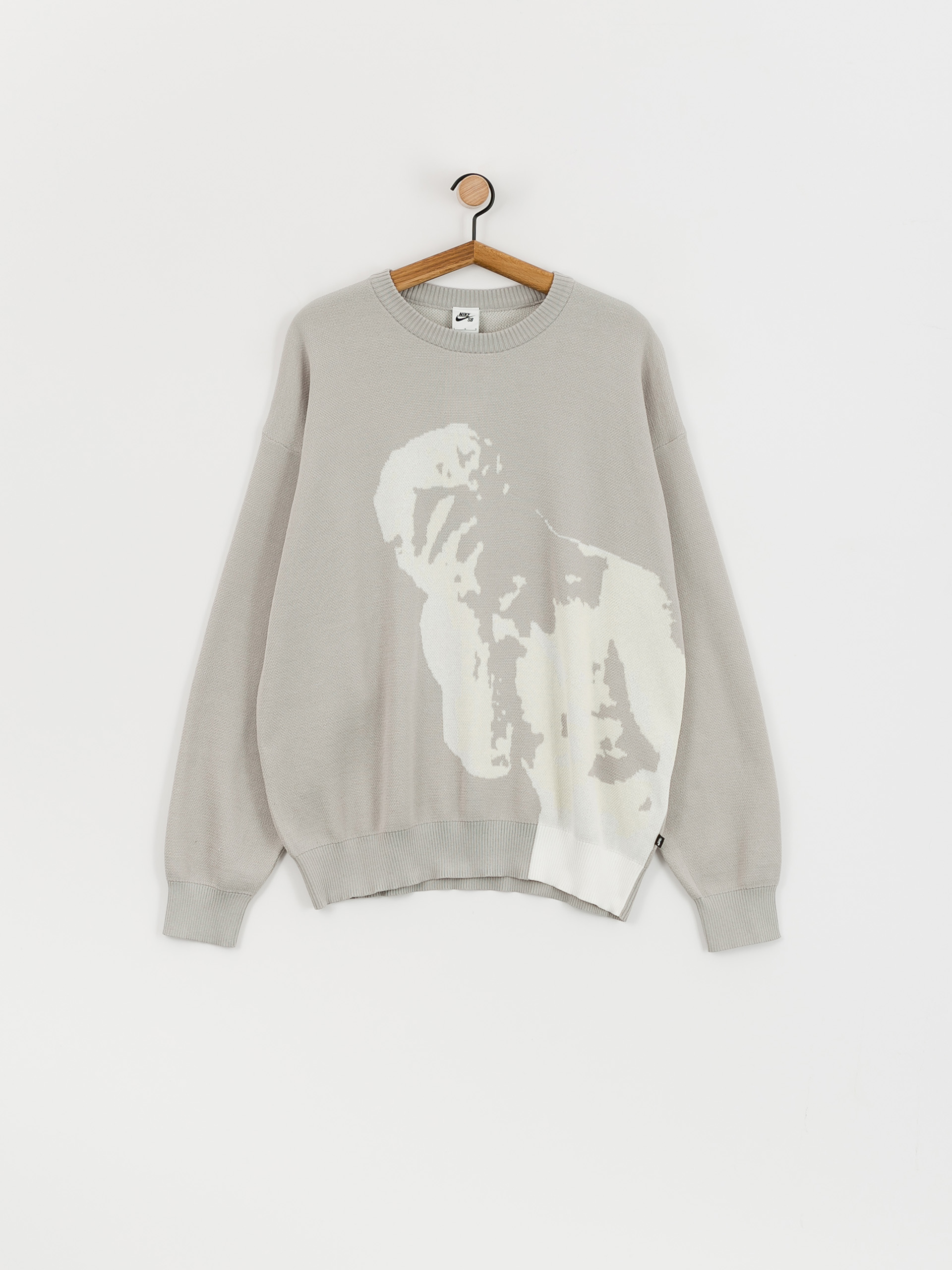 Nike SB GFX Knitted Sweater (lt iron ore)