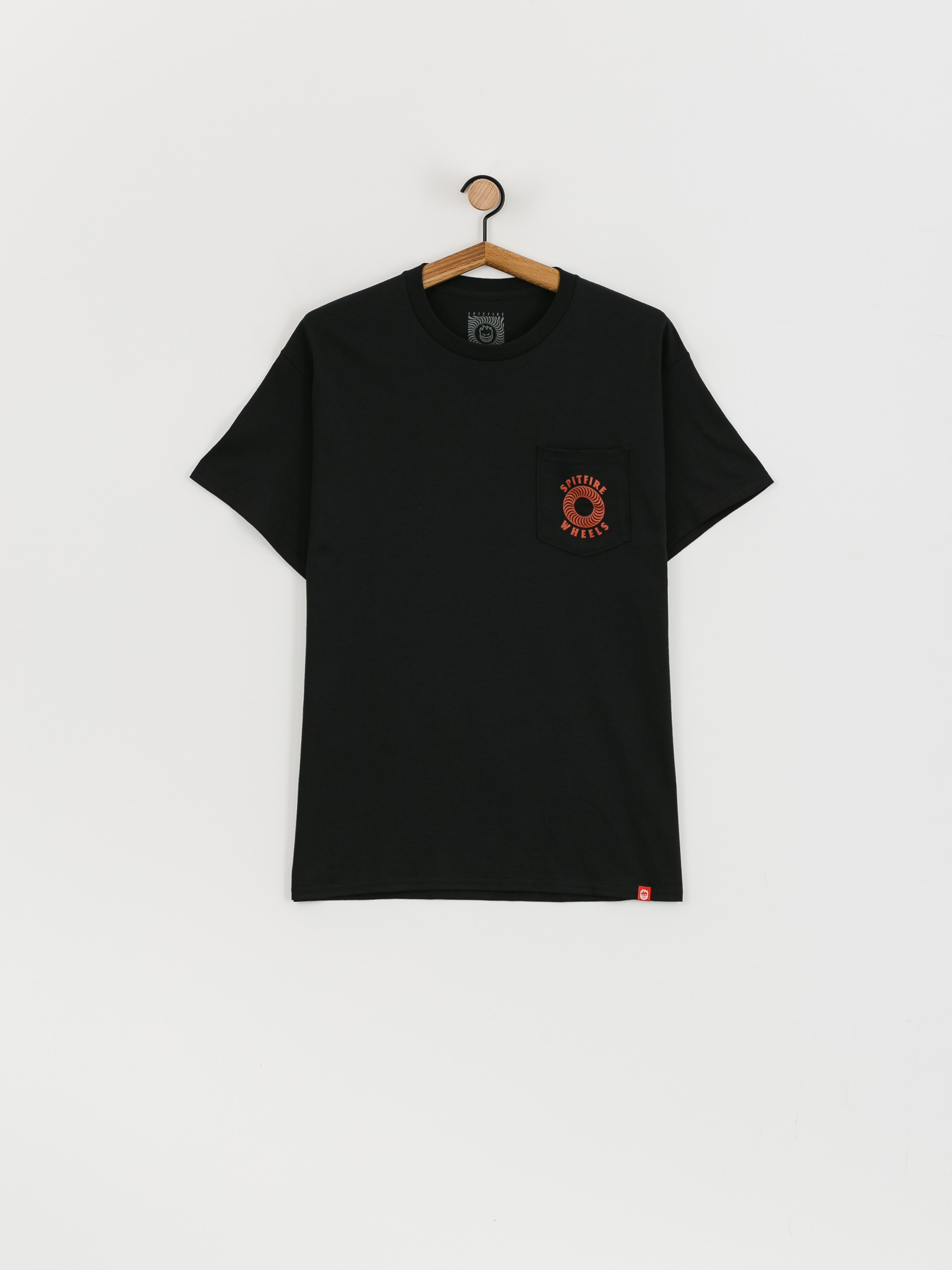 Spitfire Pocket Hlw Cls T-shirt (black/orange)