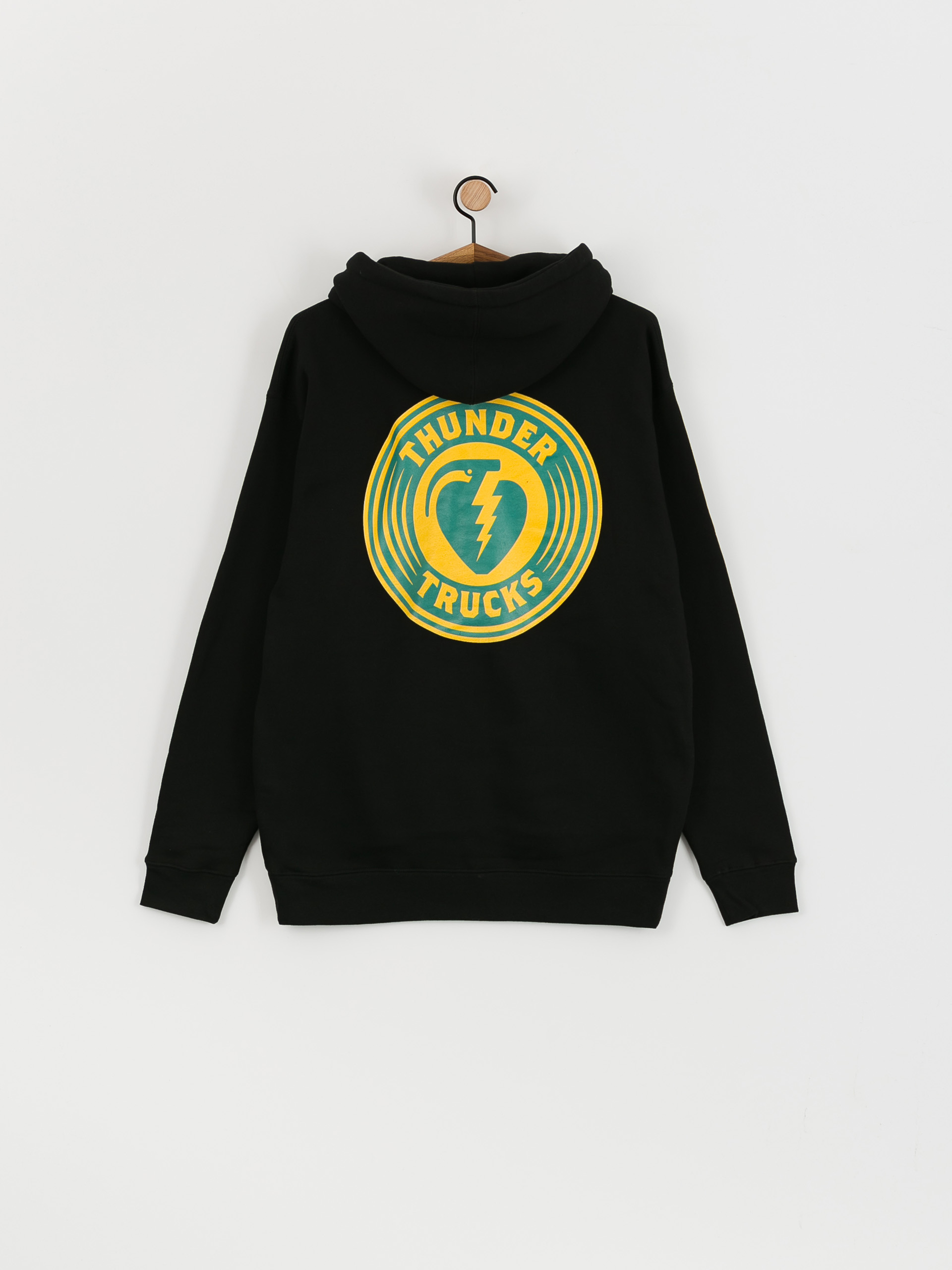 Thunder Chrgd Grnd ZHD Hoodie (black/teal)