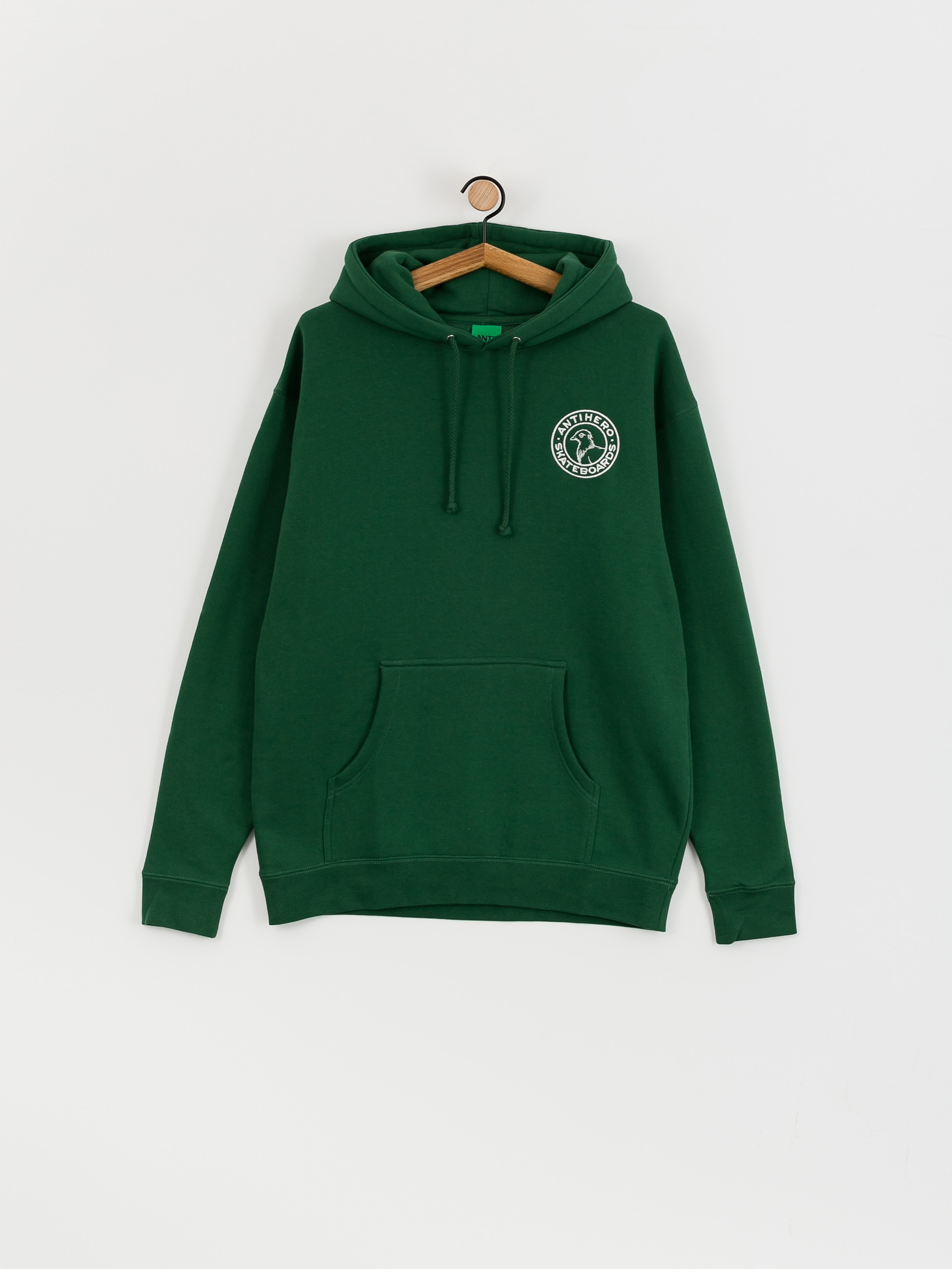 Antihero Bs Pigeon Rnd Emb HD Hoodie (dark green)
