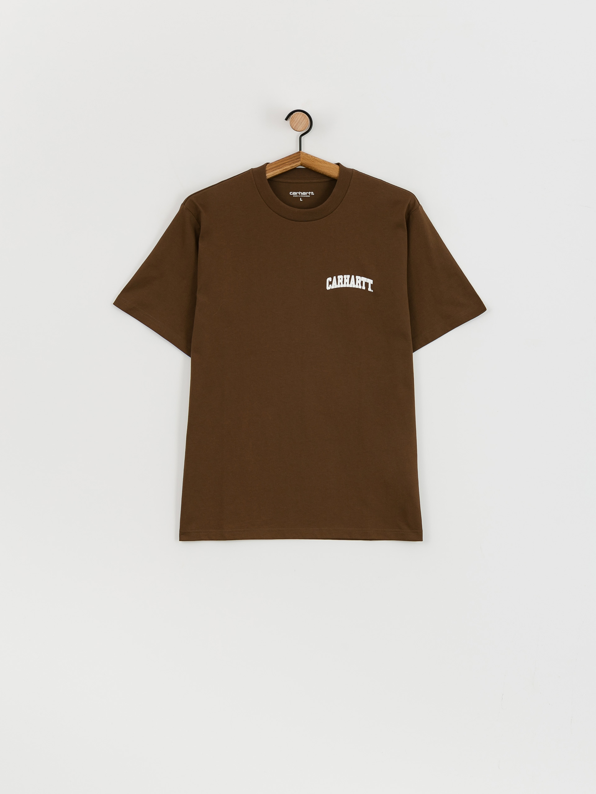 Carhartt WIP University Script T-shirt (lumber/white)