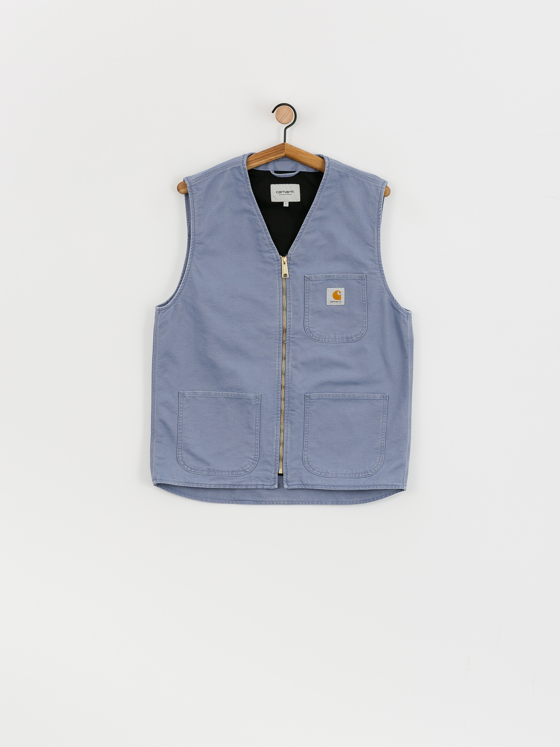 Carhartt-WIP Arbor Vest - Bay Blue Aged Canvas | Urban
