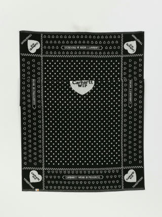 Carhartt WIP Ręcznik Heart Bandana Film (heart bandana jacquard/black)
