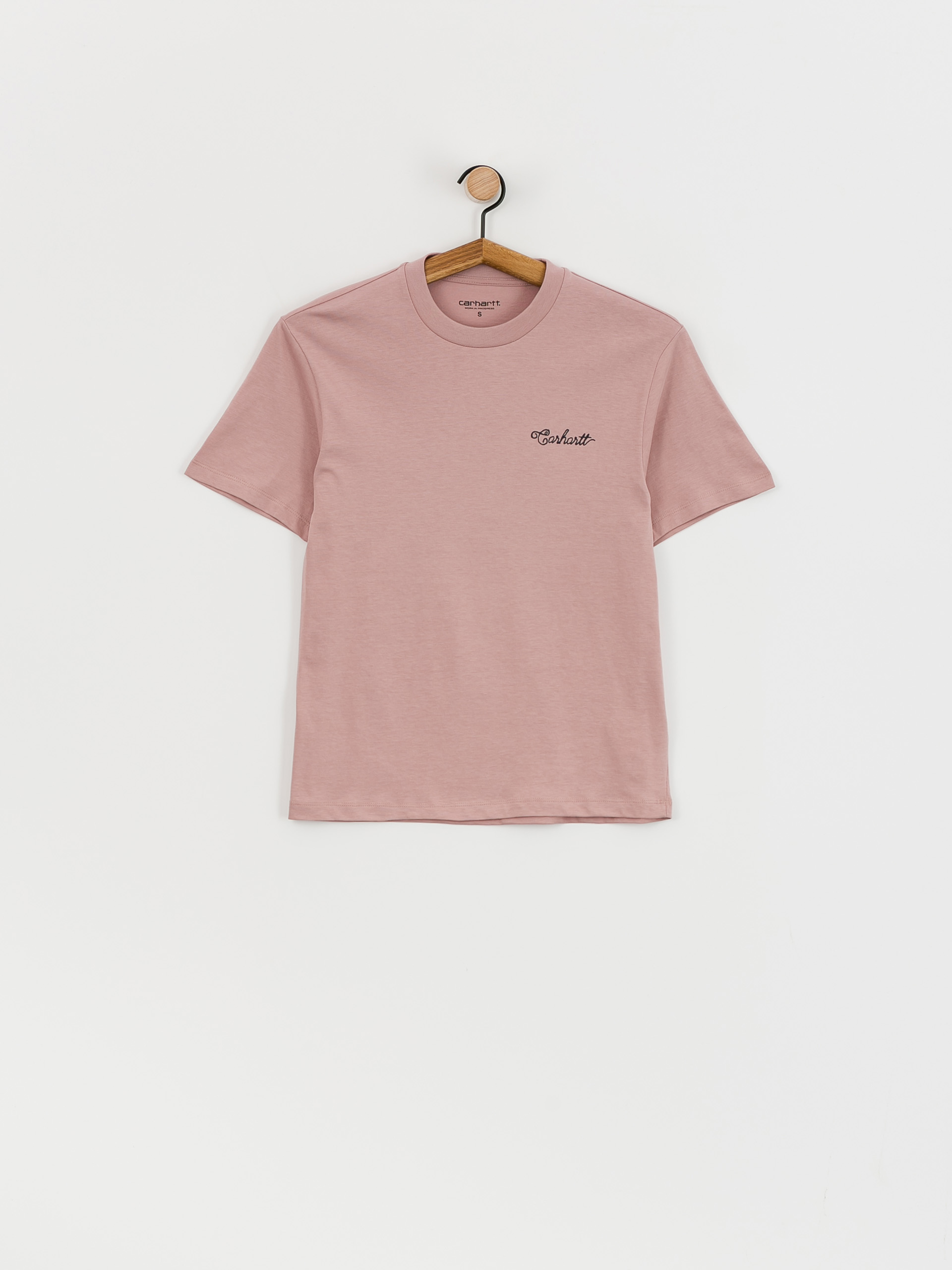 Carhartt WIP Stitch T-shirt Wmn (glassy pink/dark navy)