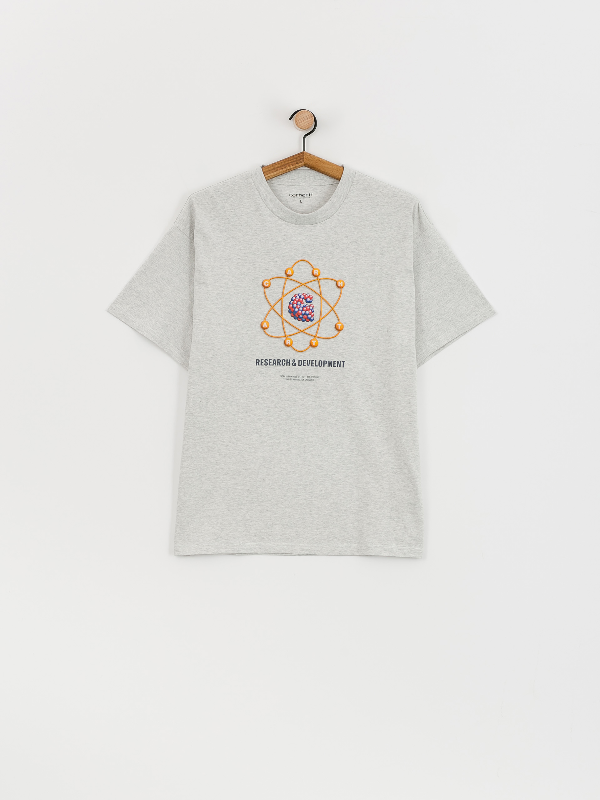 Carhartt WIP R&D T-shirt (ash heather)