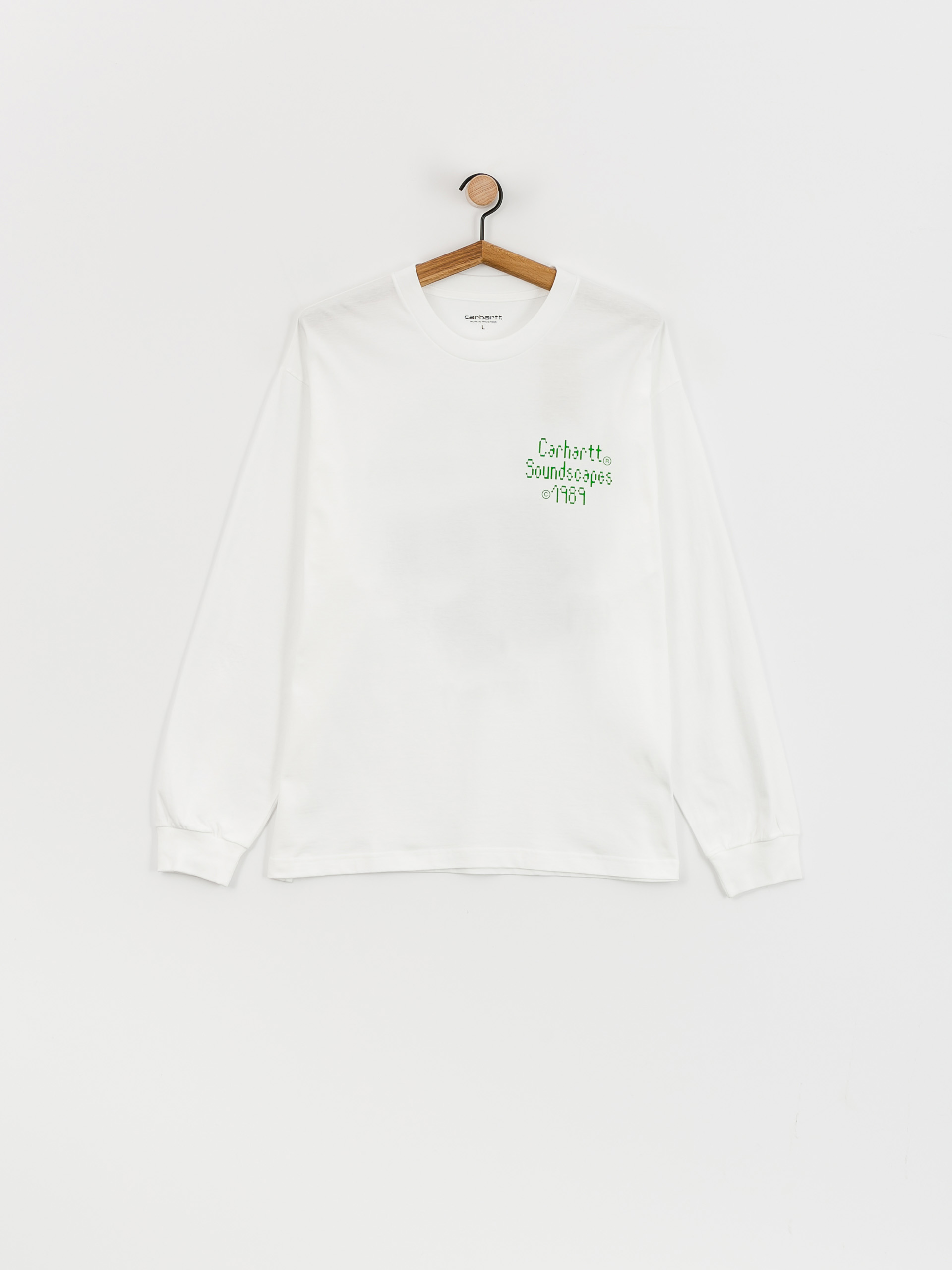 Carhartt WIP Soundface Longsleeve (white)