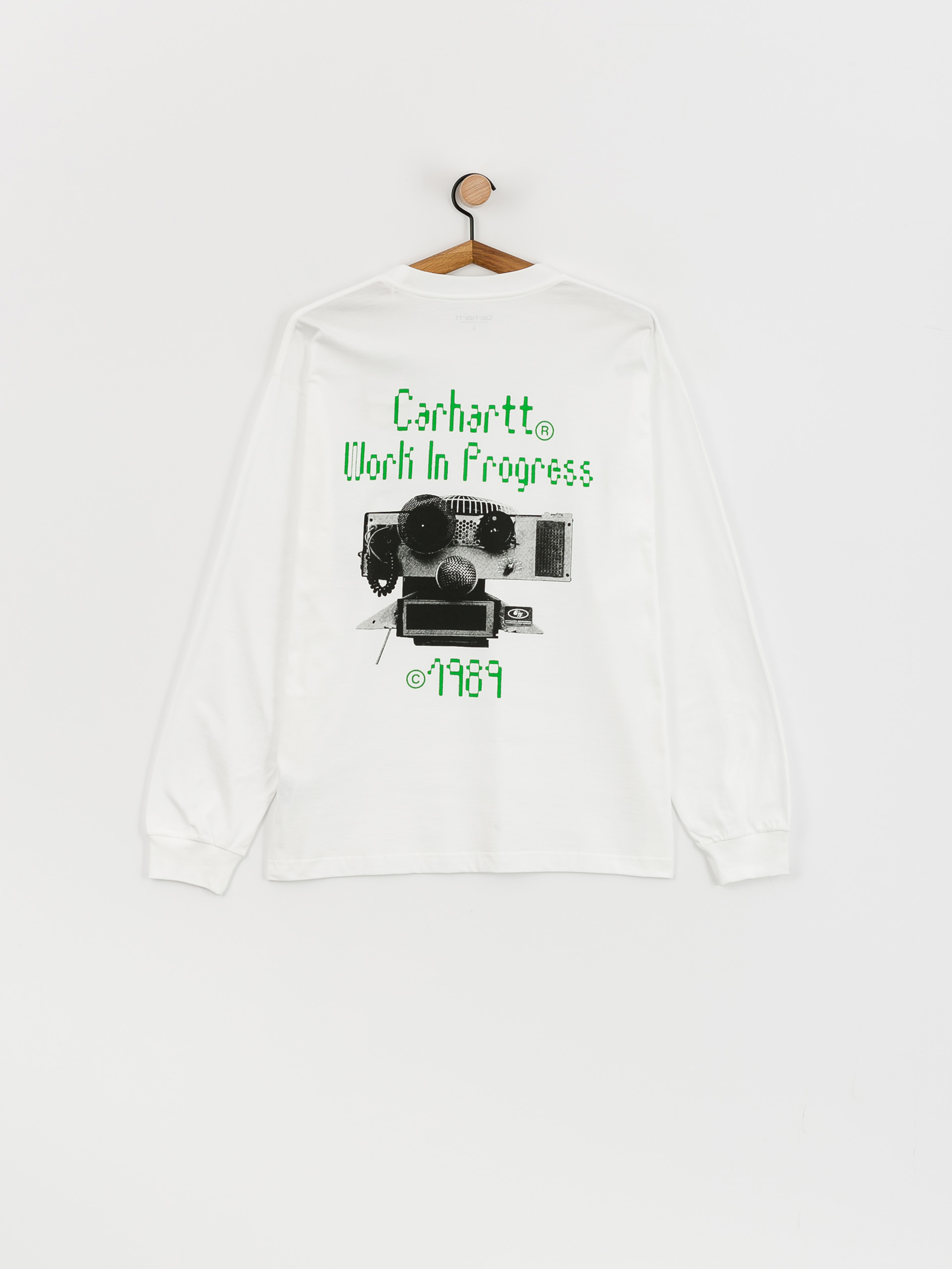 Carhartt WIP Soundface Longsleeve (white)