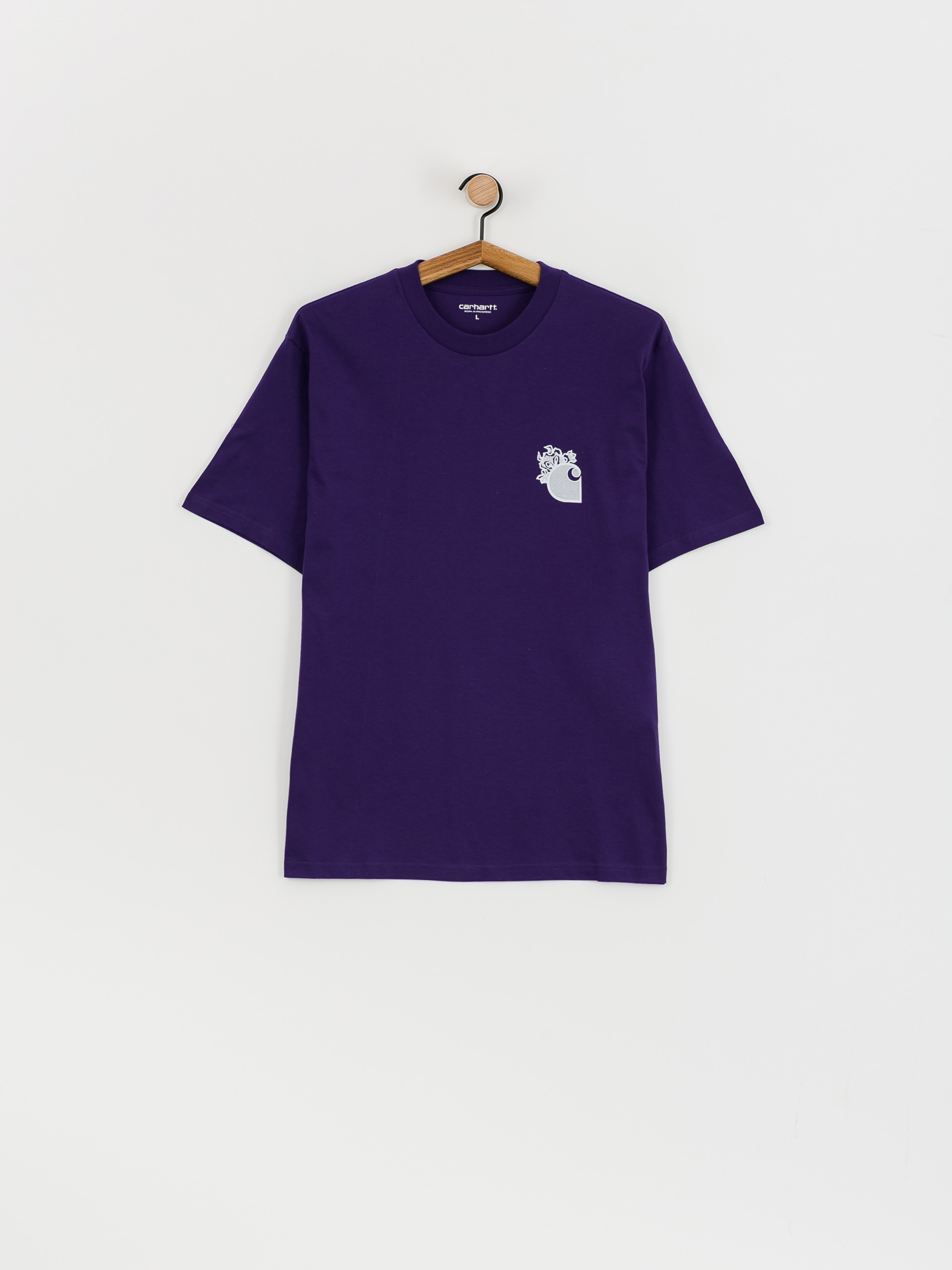 Carhartt WIP Little Hellraiser T-shirt (tyrian/white)