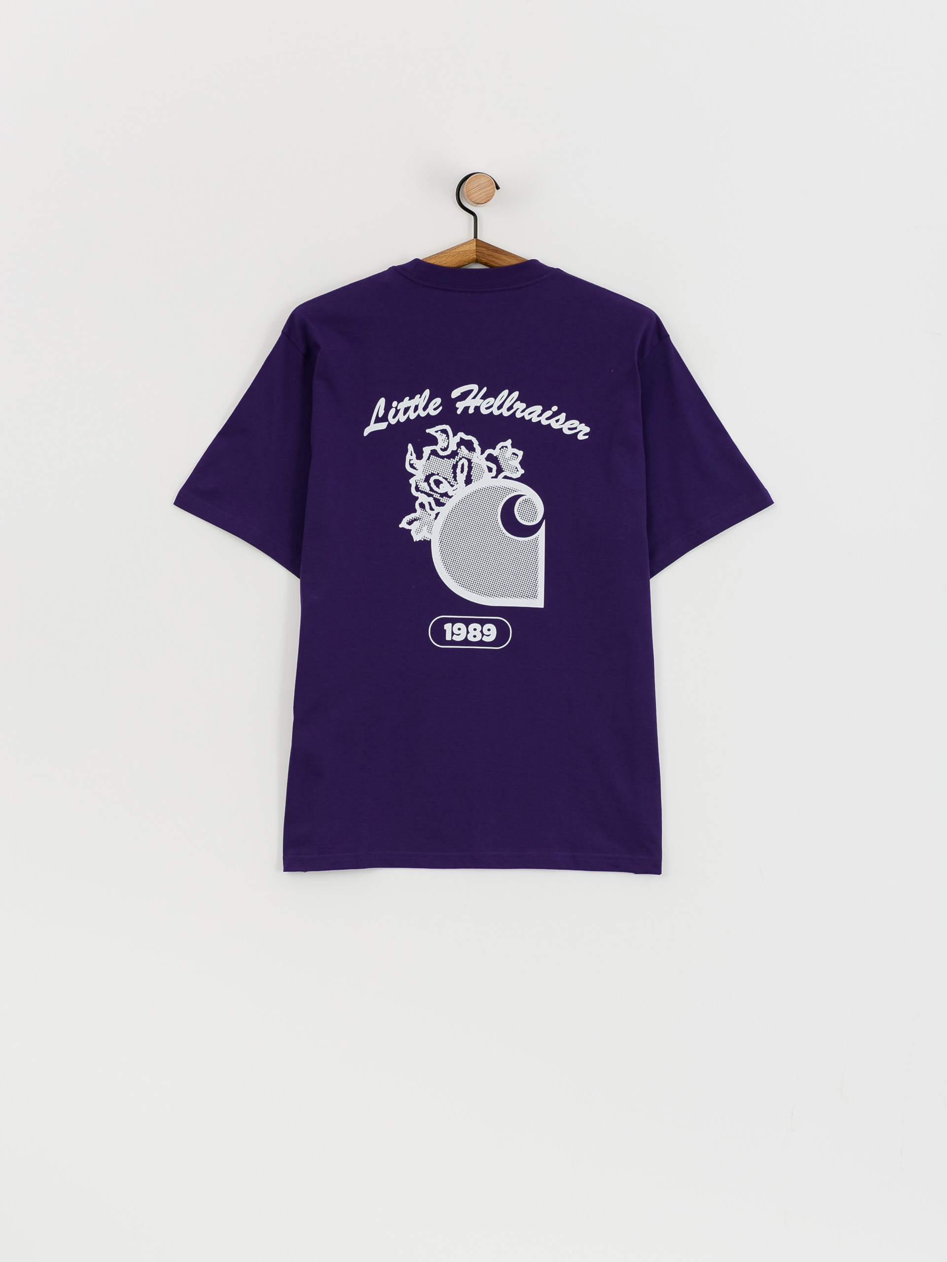 Carhartt WIP Little Hellraiser T-shirt (tyrian/white)