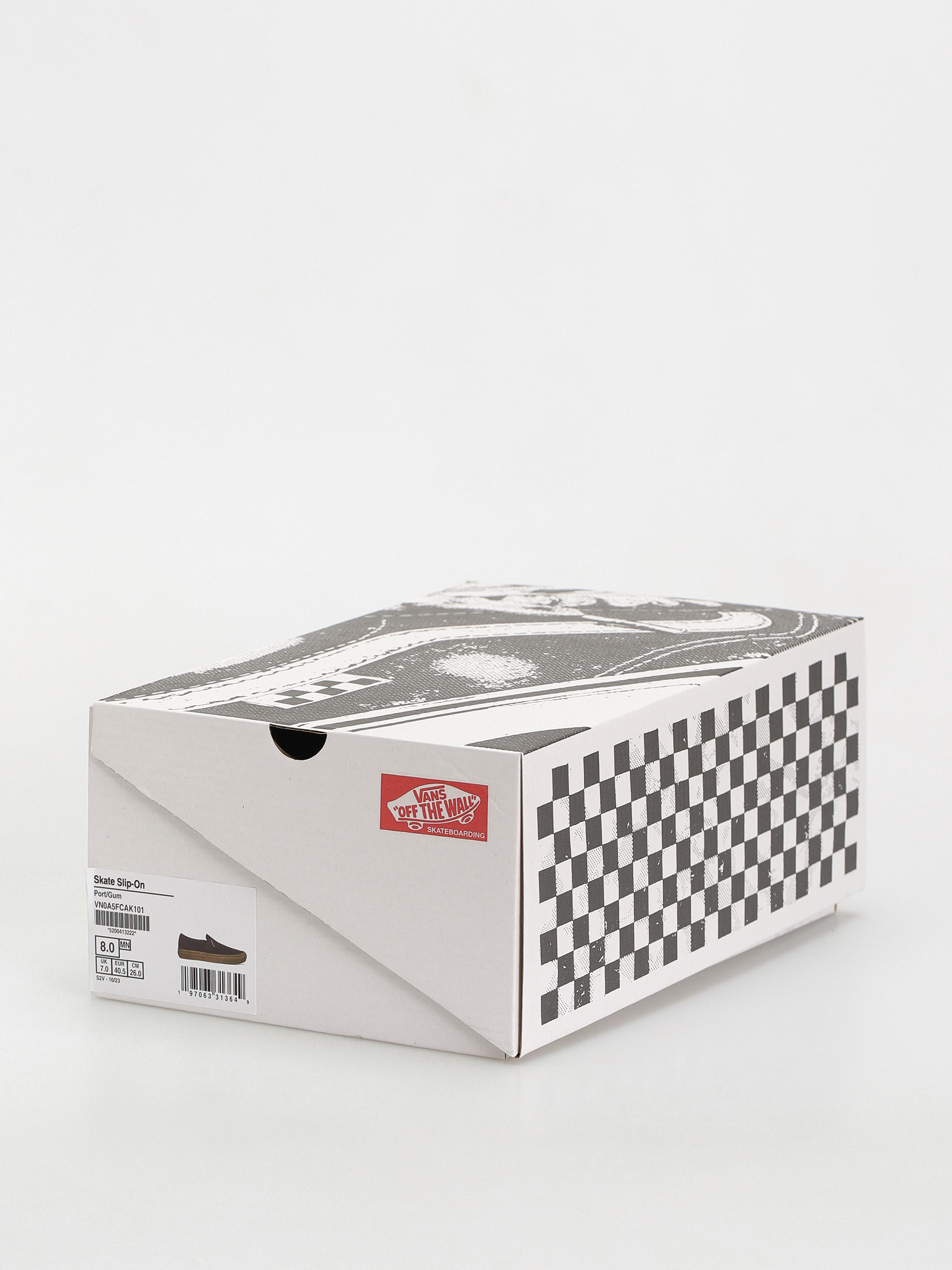 Vans Skate Slip On Shoes (port/gum)