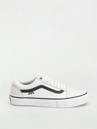 Vans Skate Old Skool Schuhe (leather white/white)