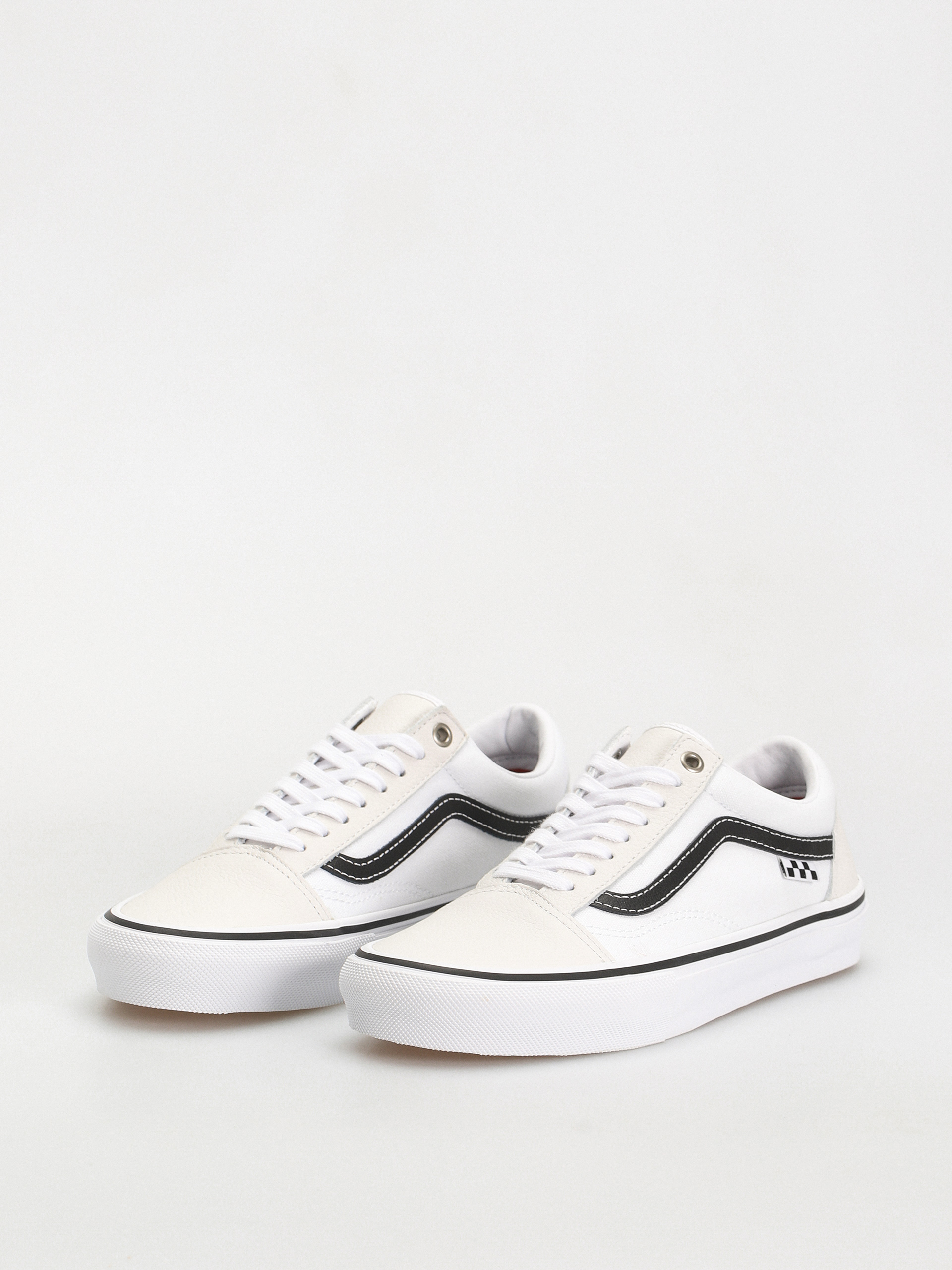 Vans Skate Old Skool Shoes (leather white/white)