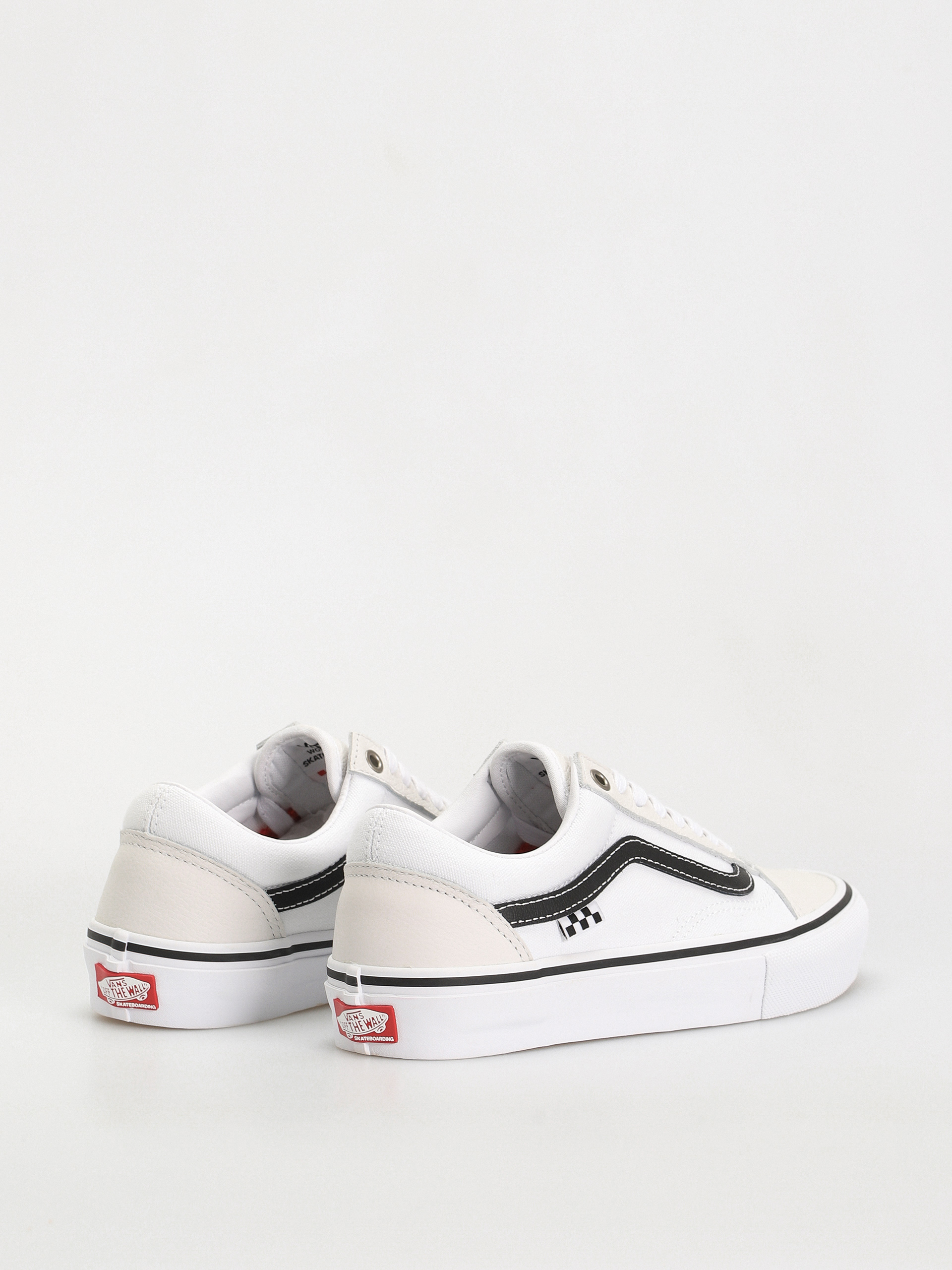 Vans Skate Old Skool Shoes (leather white/white)