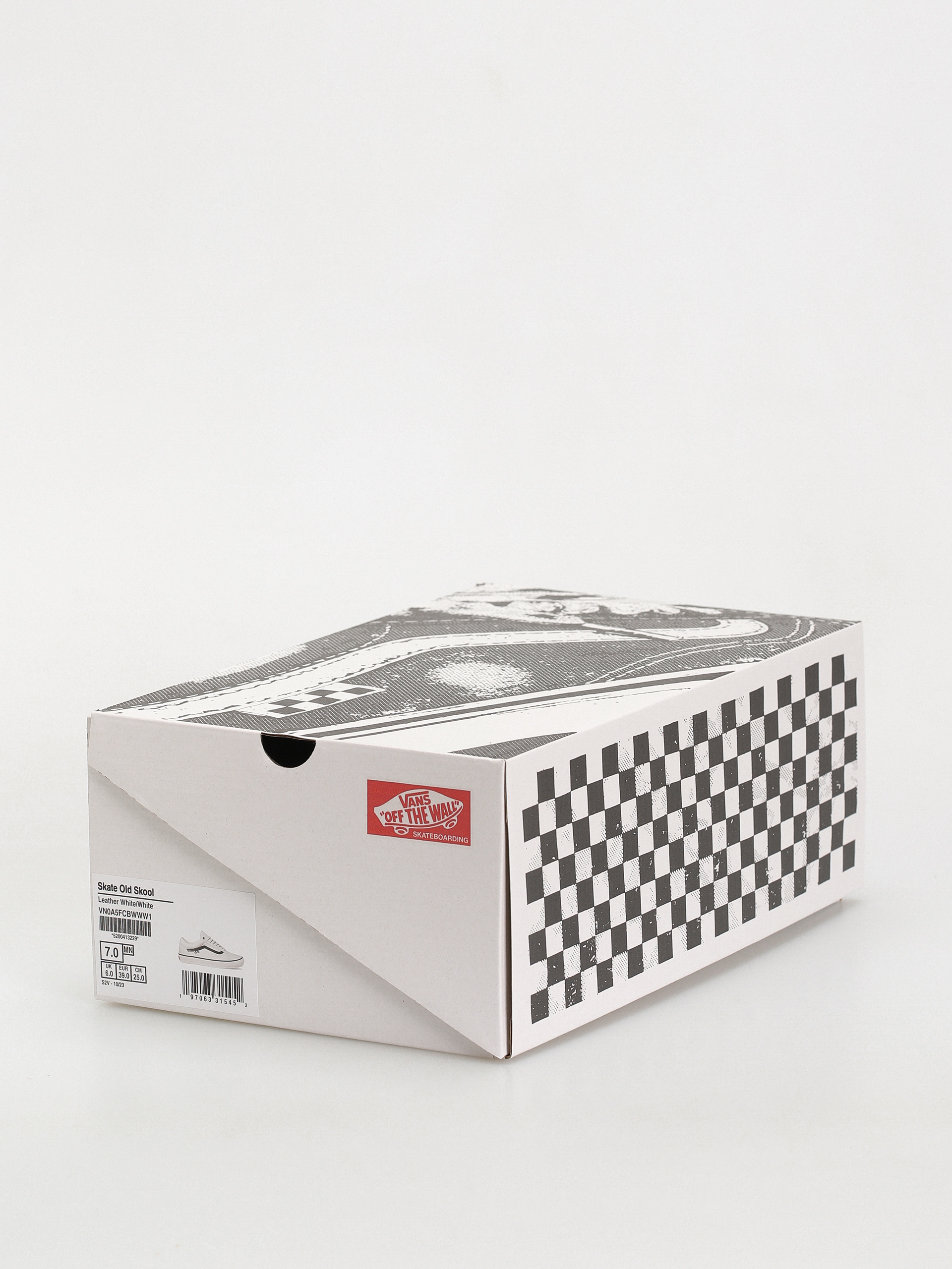 Vans Skate Old Skool Shoes (leather white/white)