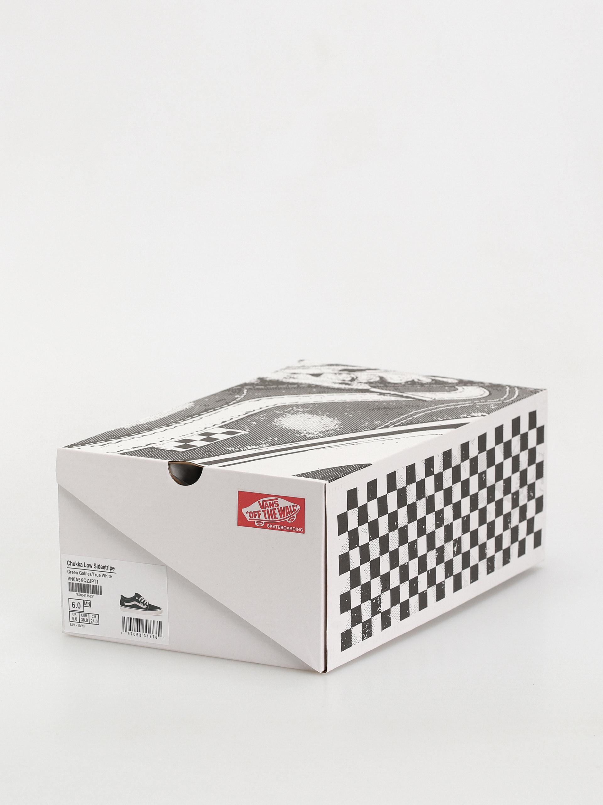 Vans Chukka Low Sidestripe Schuhe (green gables/true white)