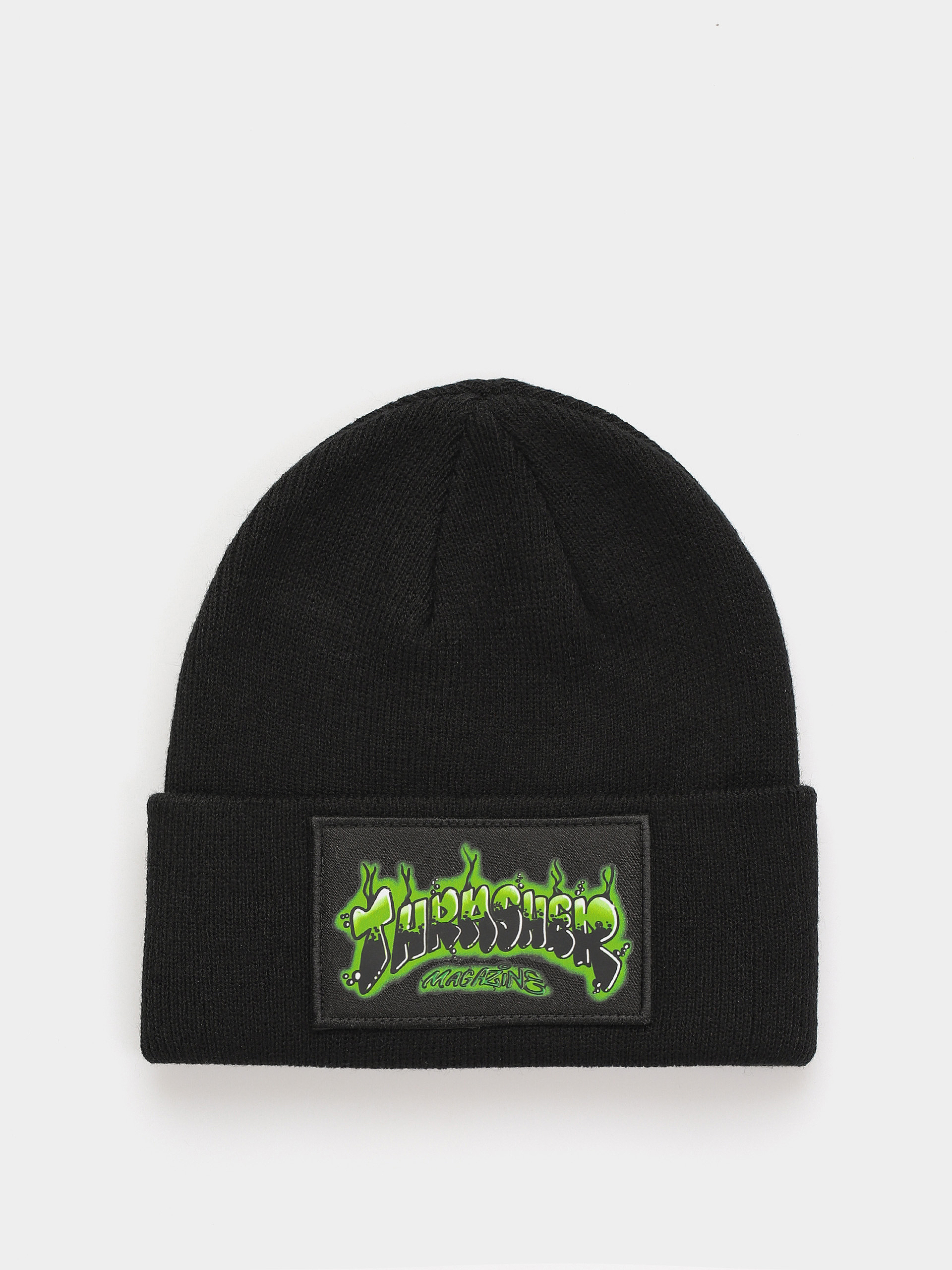 Thrasher Airbrush Patch Beanie (black)