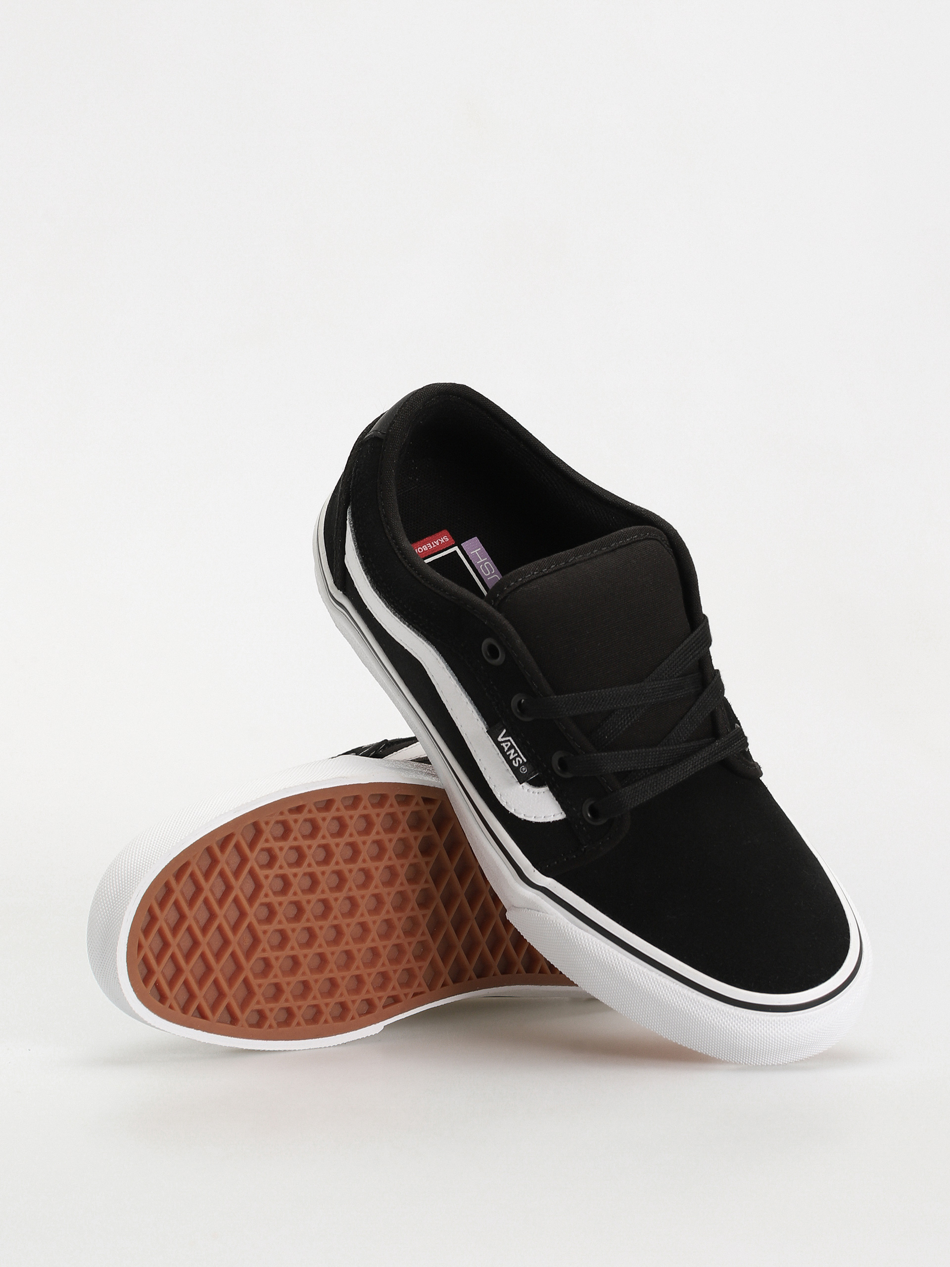 Vans Chukka Low Sidestripe Schuhe (black/white)