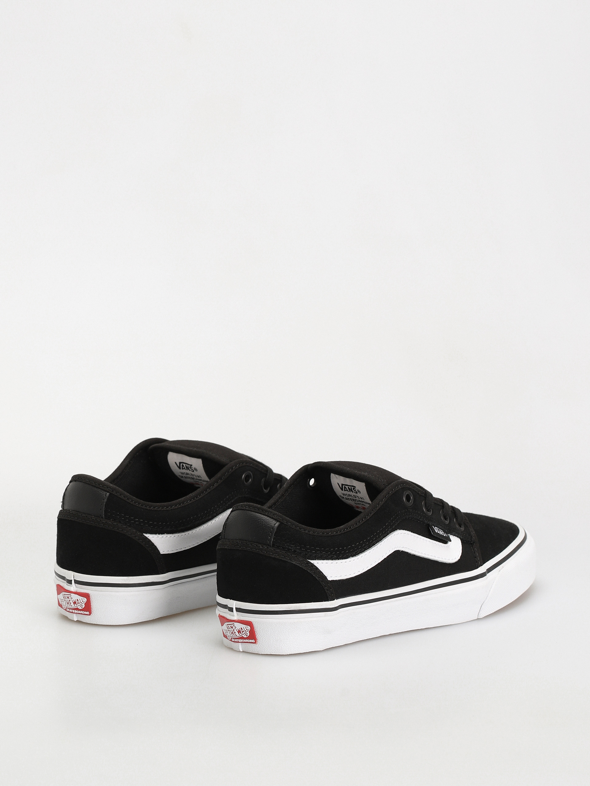 Vans Chukka Low Sidestripe Shoes (black/white)