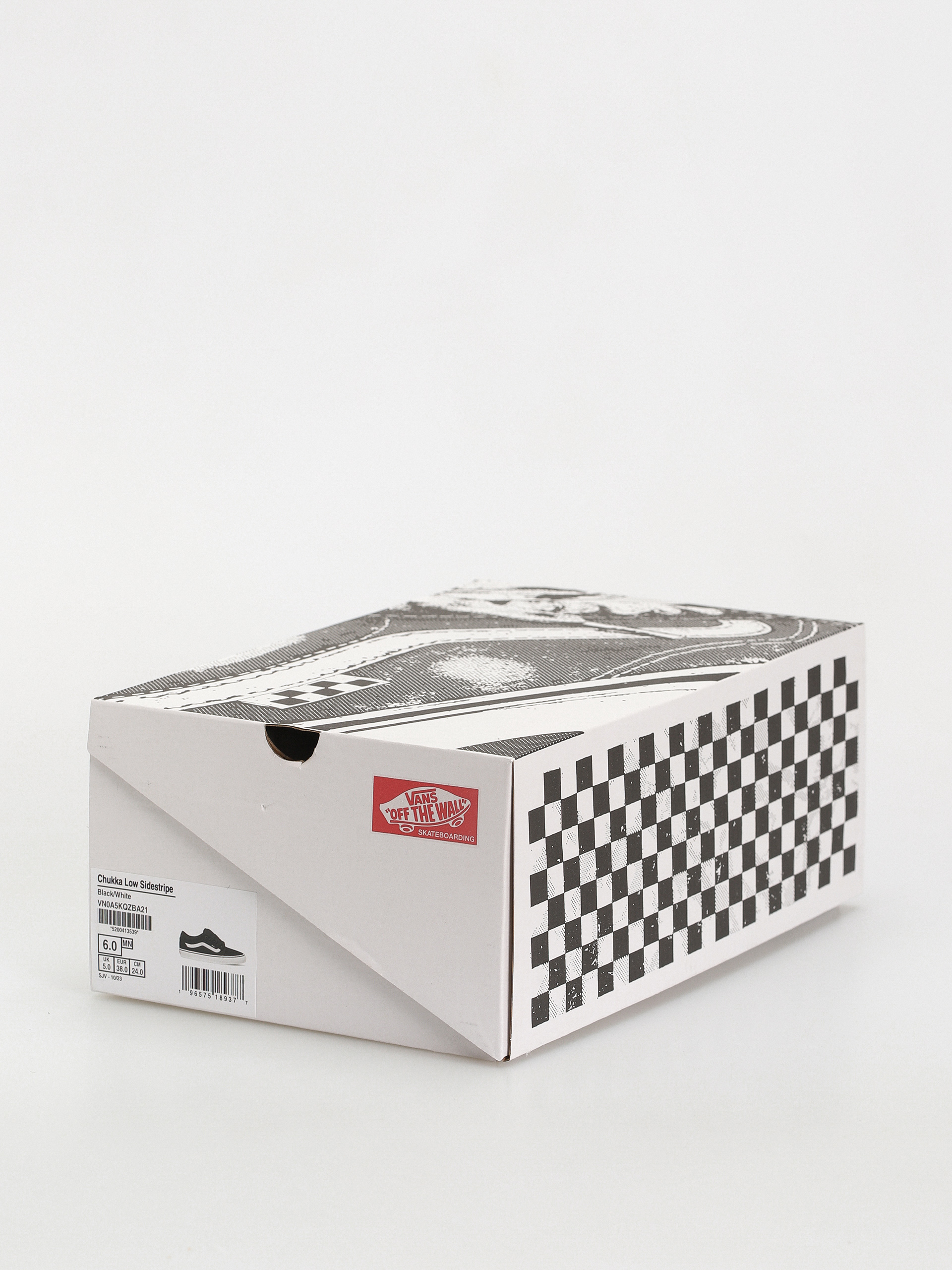 Vans Chukka Low Sidestripe Shoes (black/white)