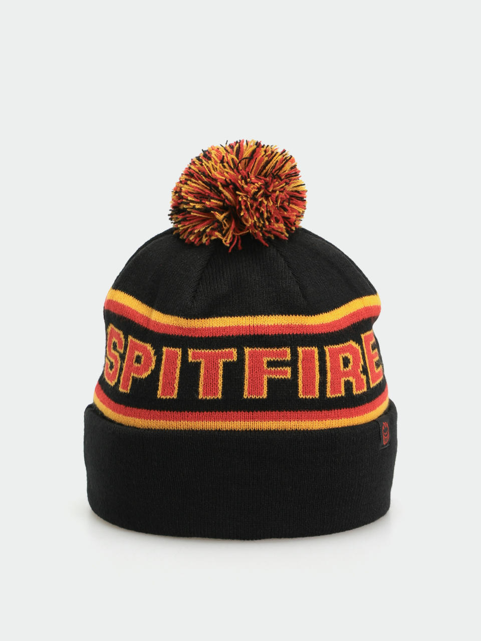 Spitfire Classic 87 Fill Pom Mütze (black/red)