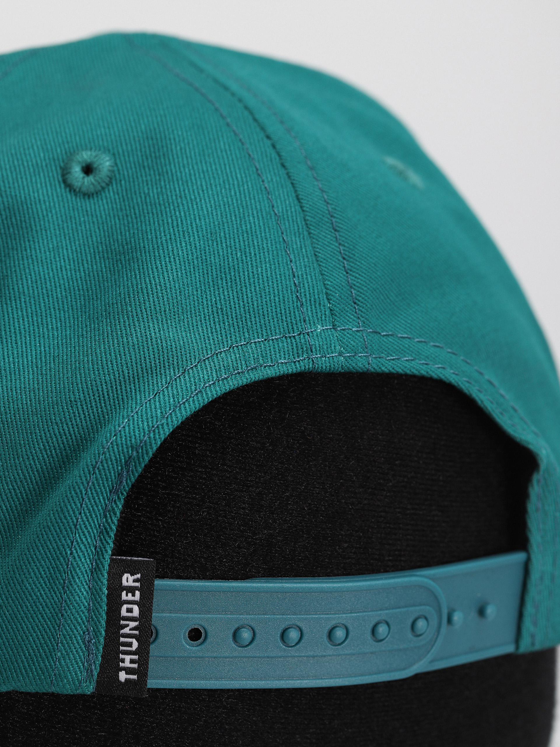 Thunder Bolt Script Cap (teal)