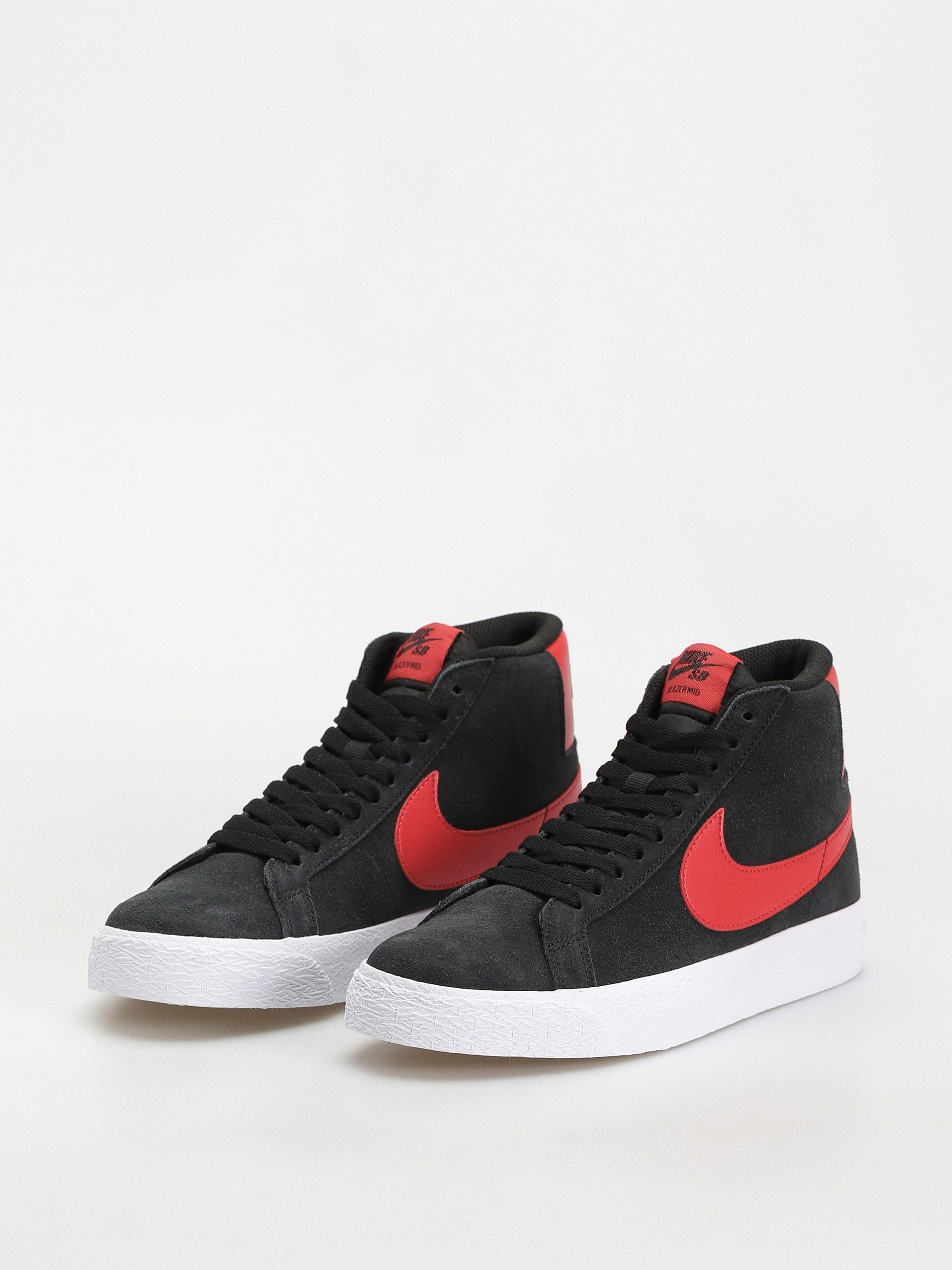 Nike SB Zoom Blazer Mid Shoes (black/university red black white)