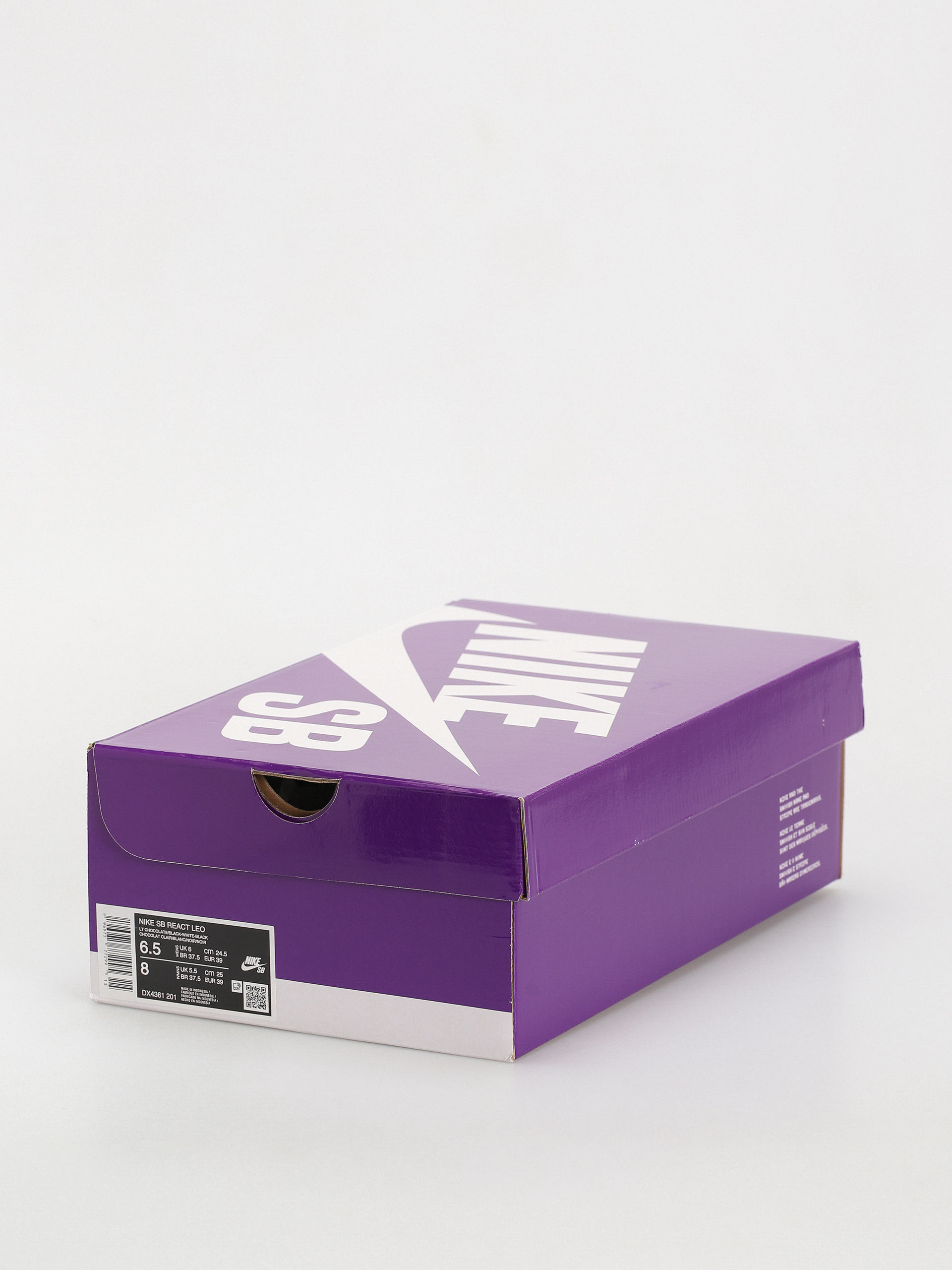 Nike SB React Leo Shoes (lt chocolate/black white black)