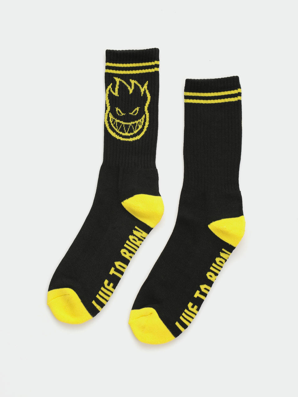 Spitfire Bighead Socken (black/yellow)