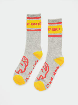 Spitfire Classic 87 Bighead Socks (heather/red/yellow)