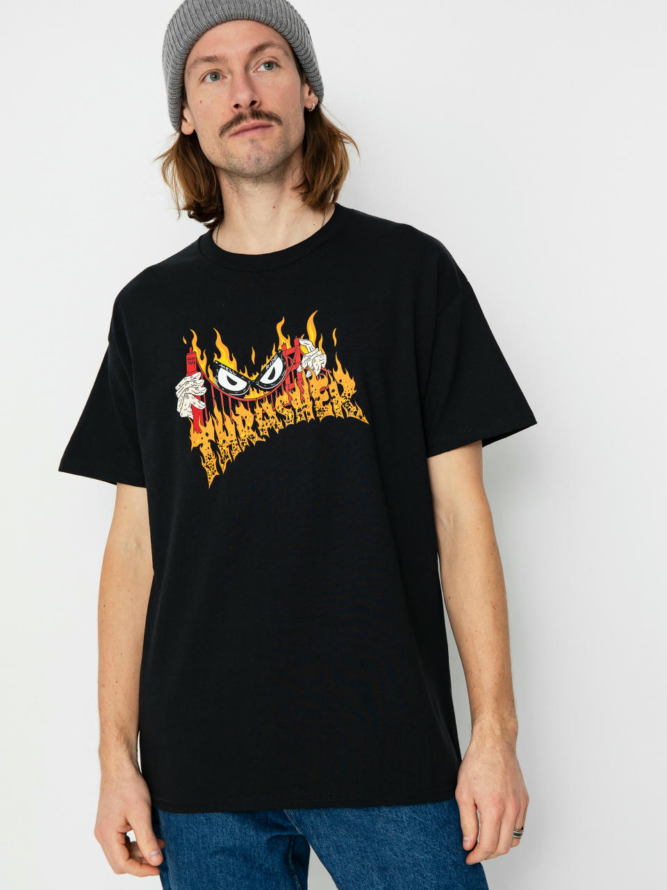 Thrasher Sucka Free By Neckface T-Shirt (black)