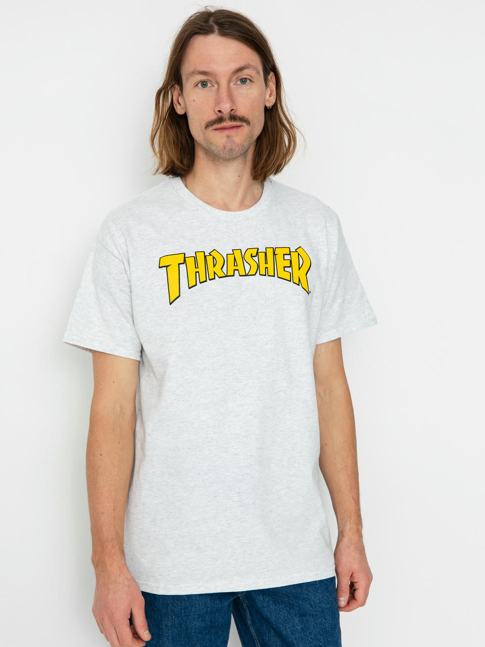 Thrasher Cover Logo T-Shirt (ash grey)