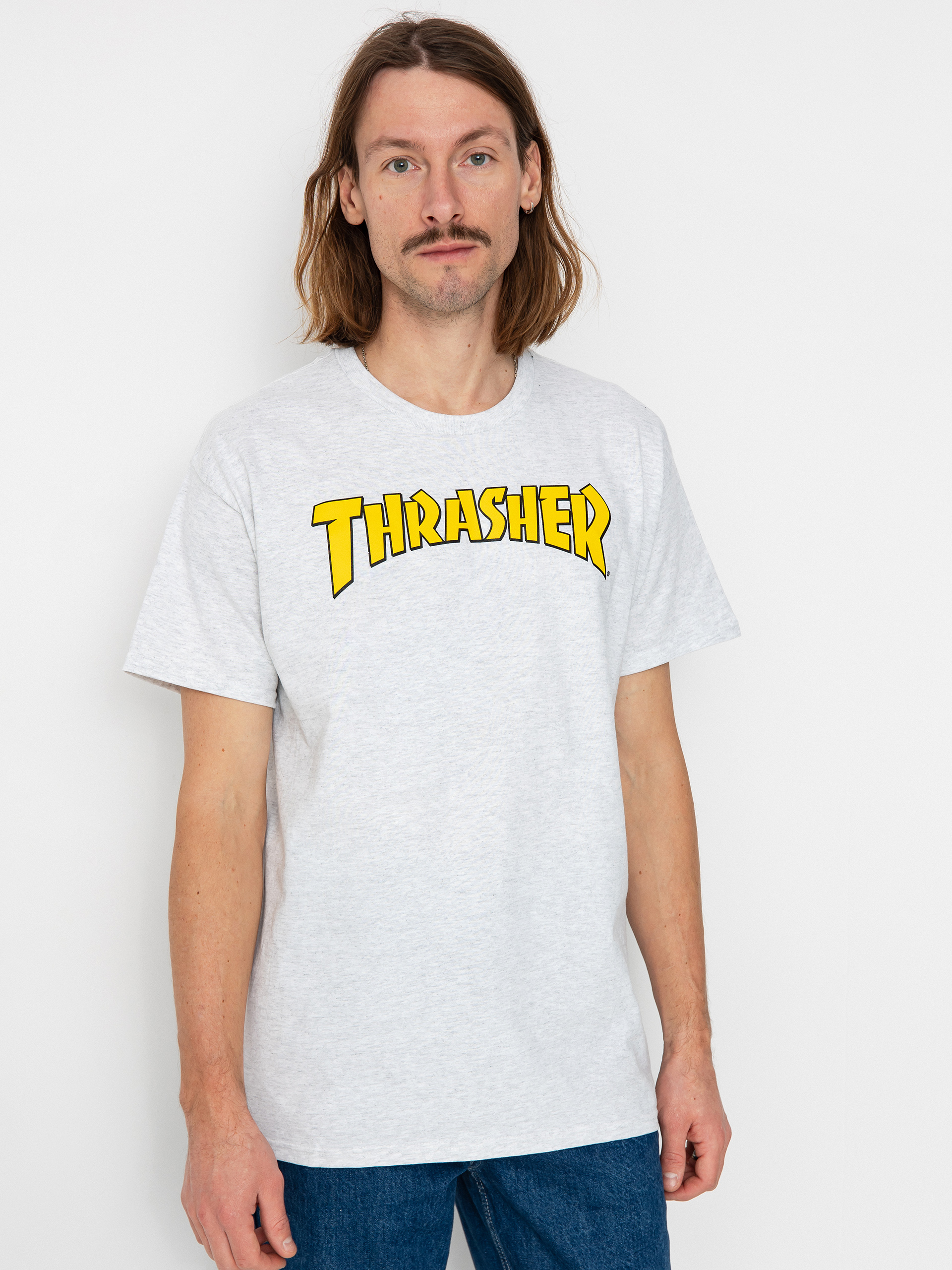 Thrasher Cover Logo T-shirt (ash grey)