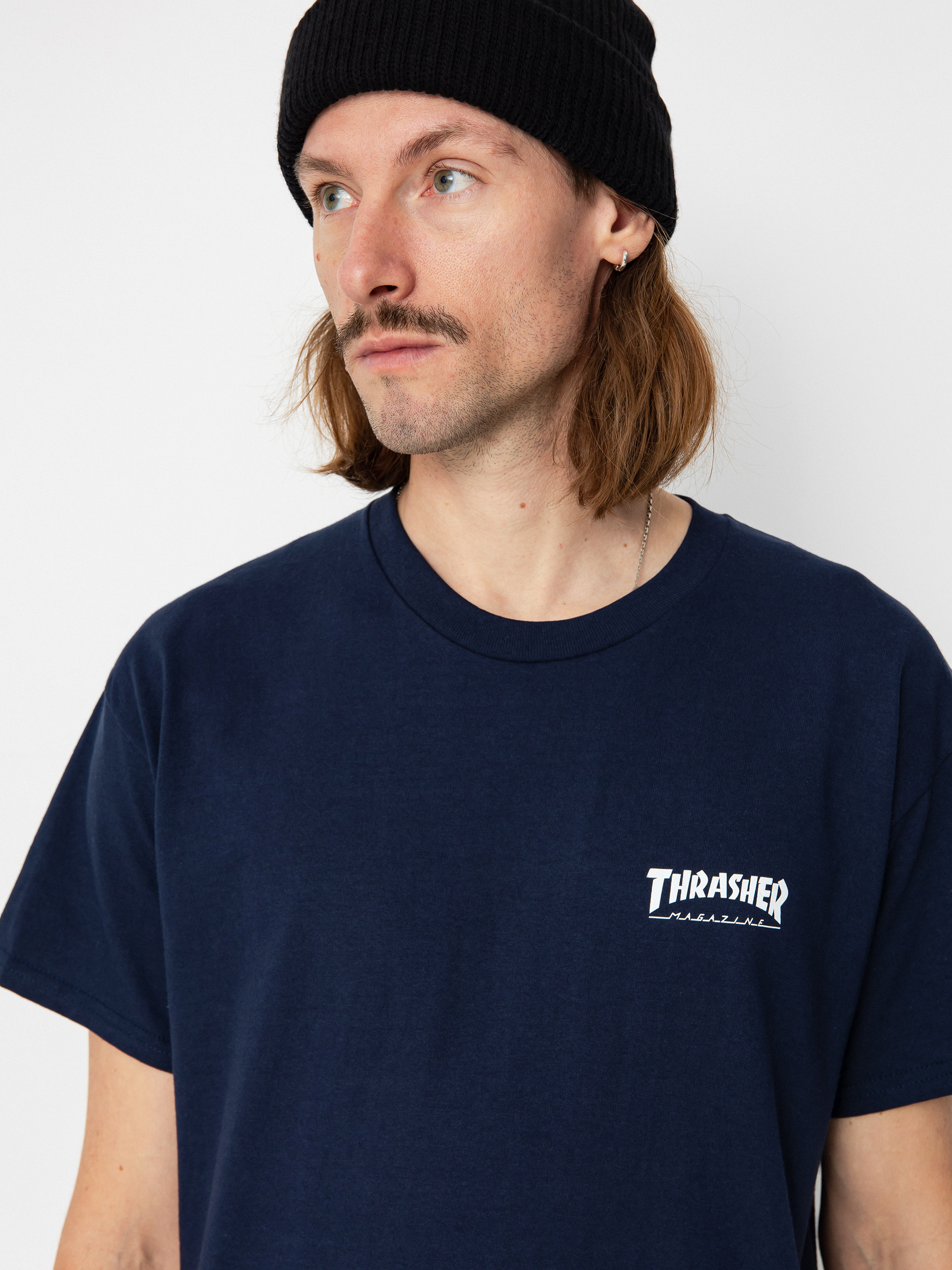 Thrasher Little T shirt navy blue navy