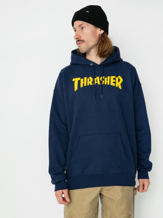 Thrasher Cover Logo HD Hoodie (navy)