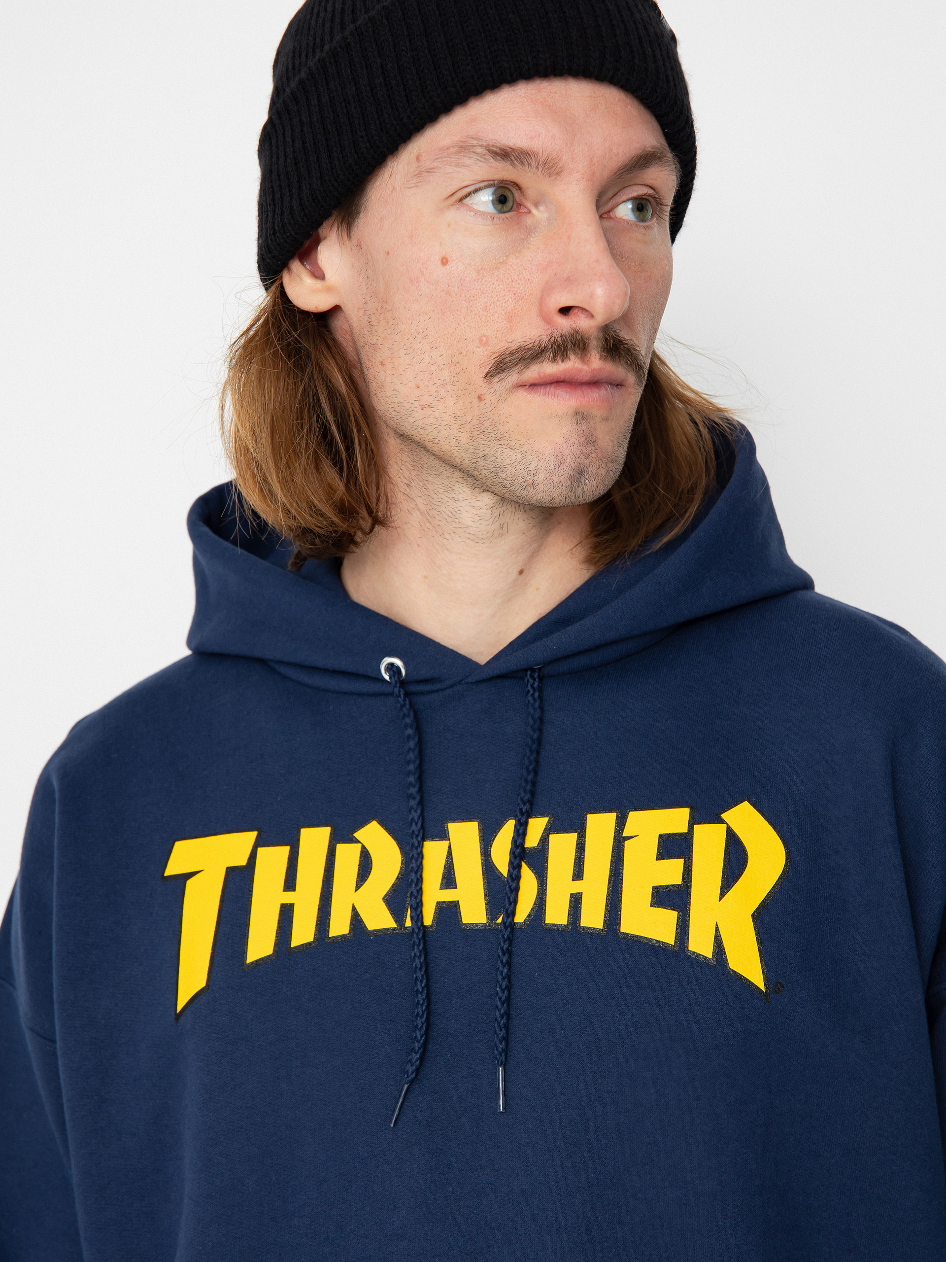 Thrasher Cover Logo HD Hoodie (navy)