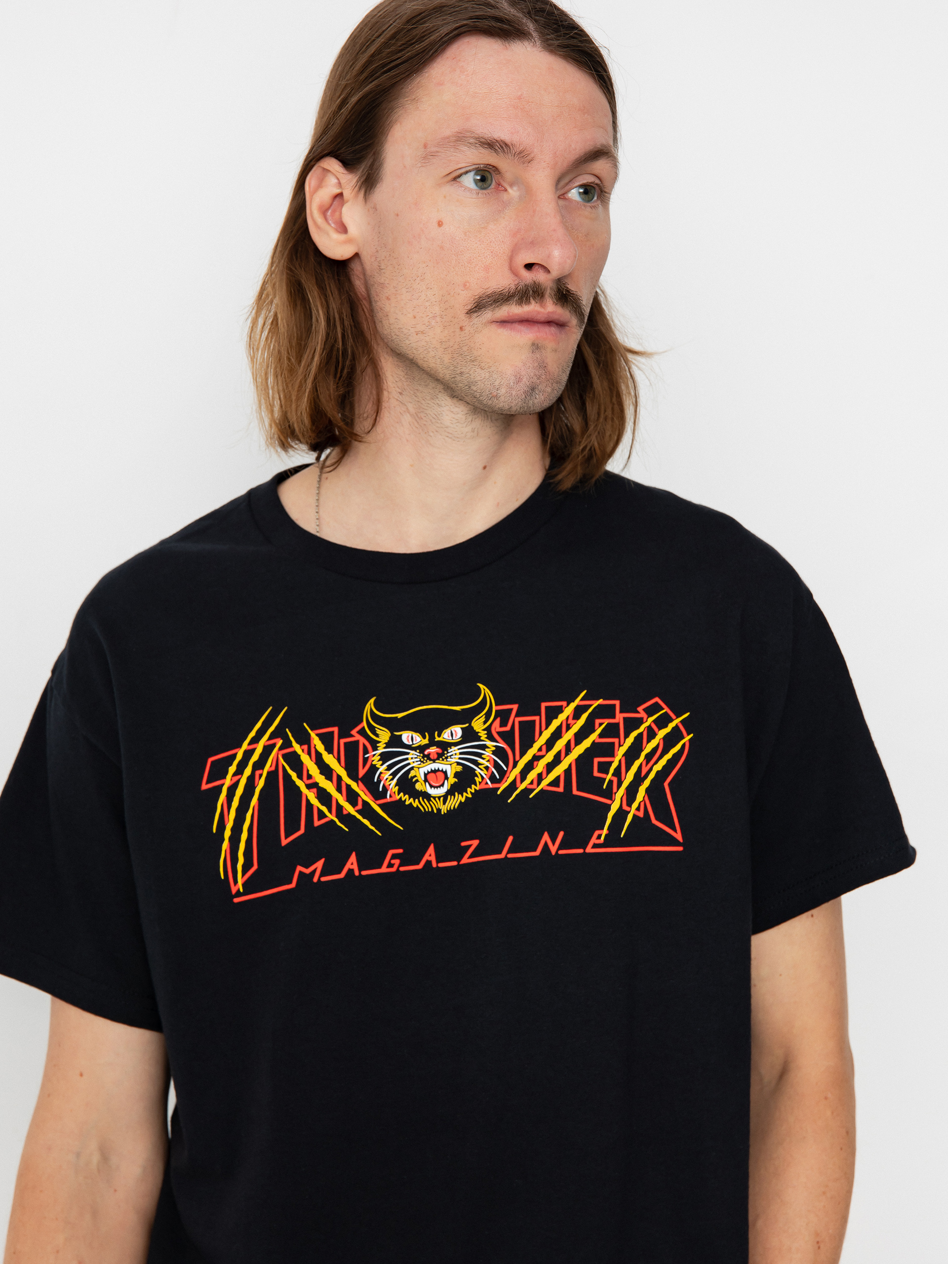 Thrasher Gato T-Shirt (black)