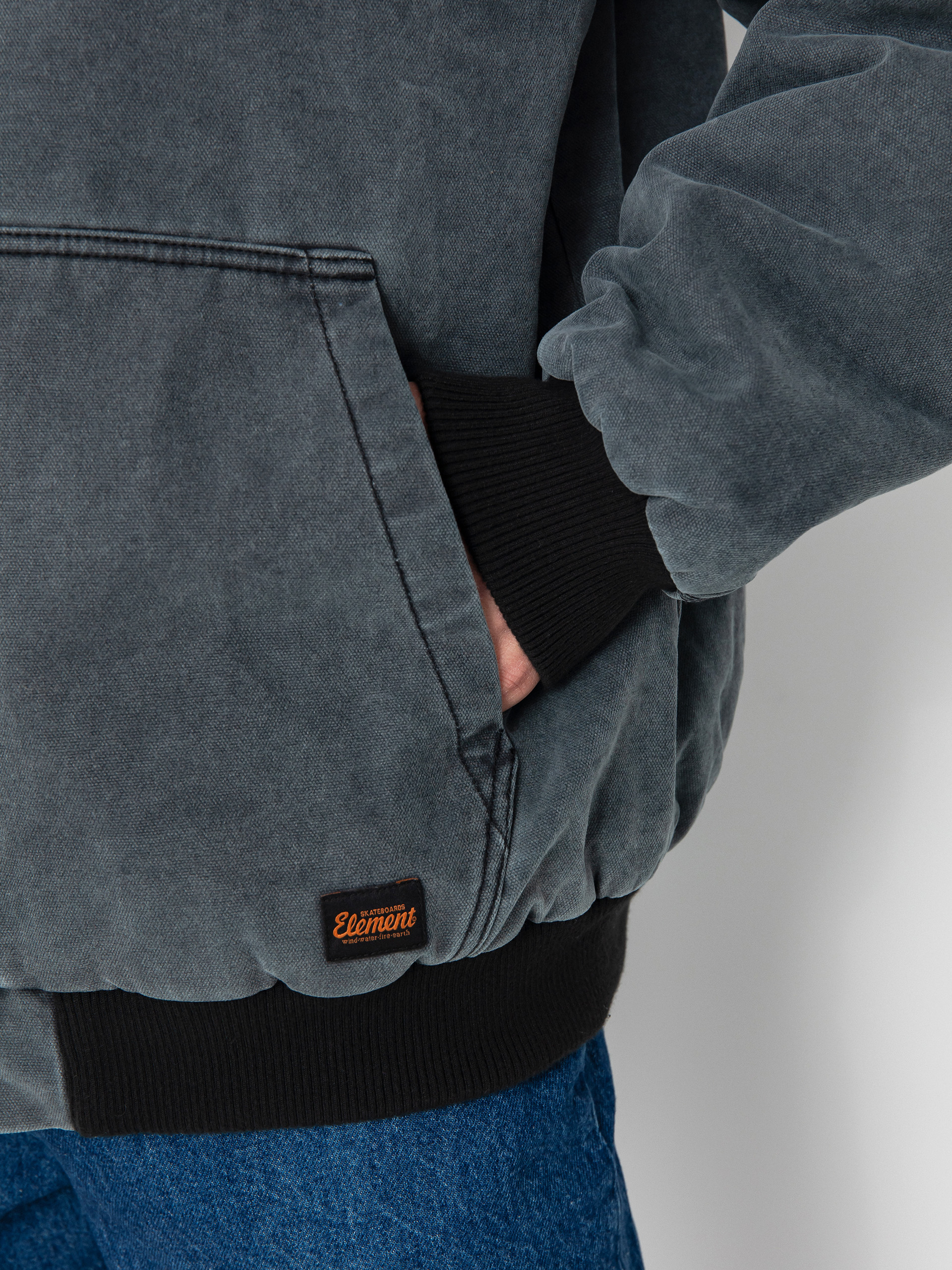 Element Dulcey Canvas Jacket (washed black)