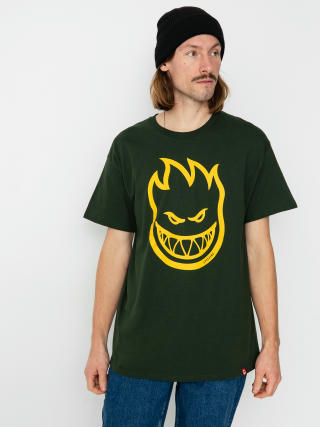 Spitfire Bighead T-shirt (forest green/gold)