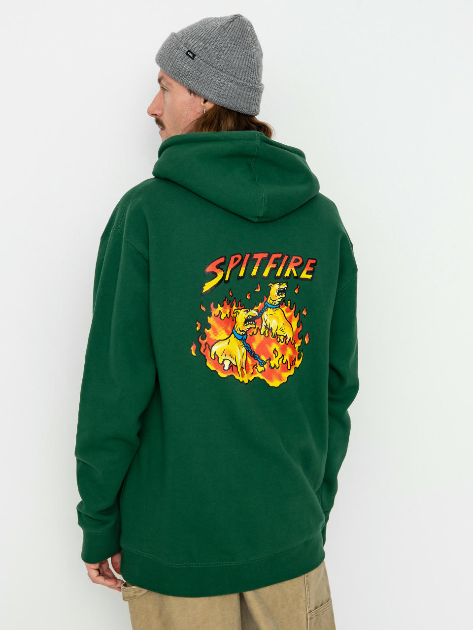 Spitfire Hell Hounds II HD Hoodie (dark green)