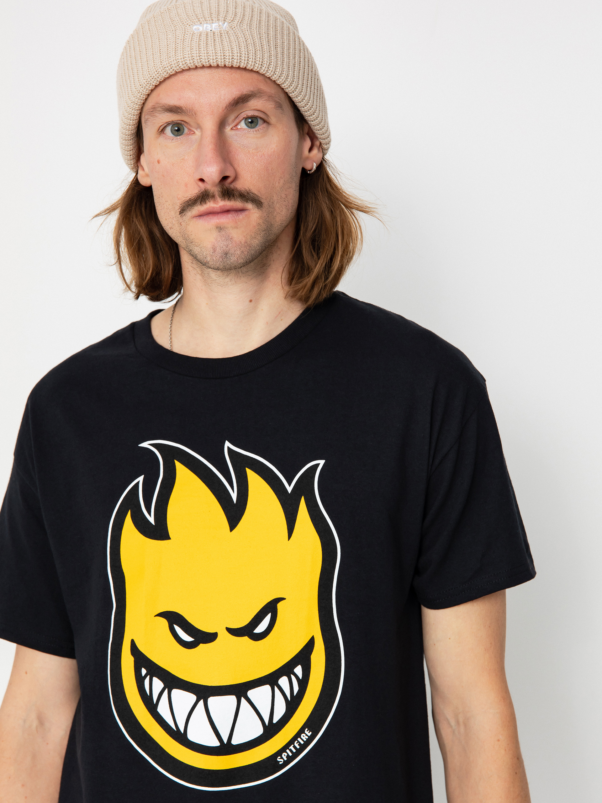 Spitfire Bighead Fill T-shirt (black/gold)