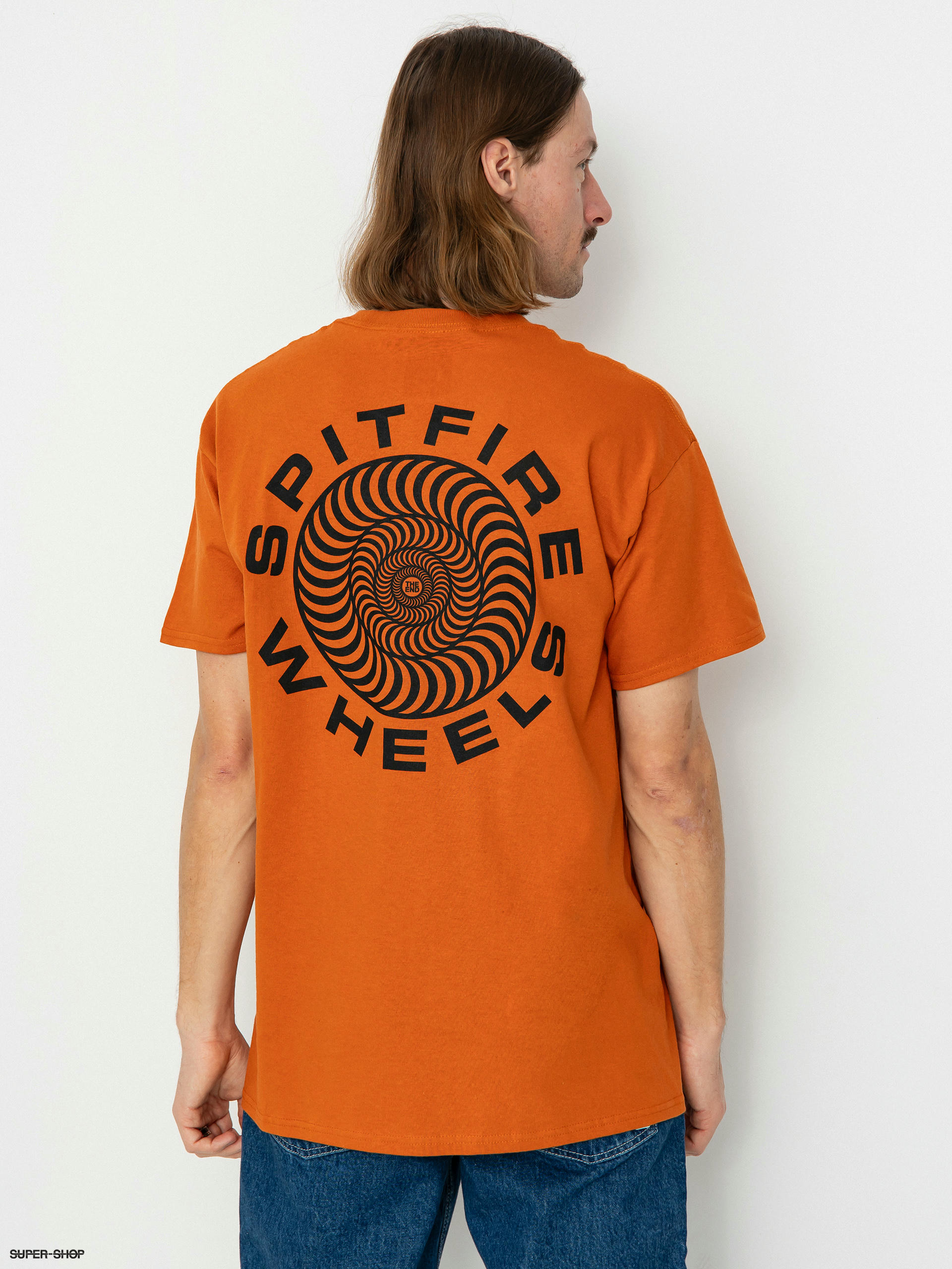 Spitfire Classic 87 Swirl T-shirt (orange/black)
