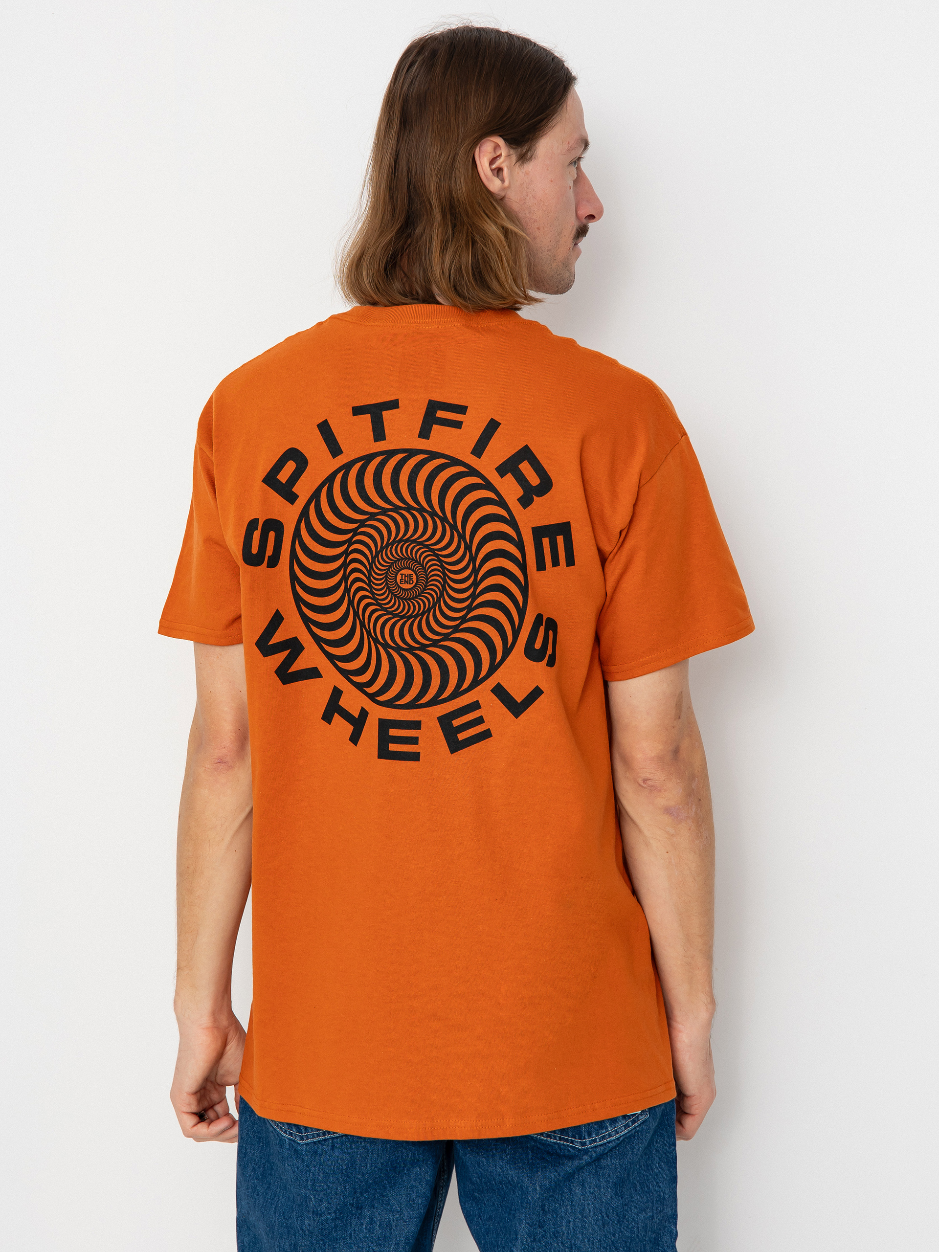 Spitfire Classic 87 Swirl T-shirt (orange/black)